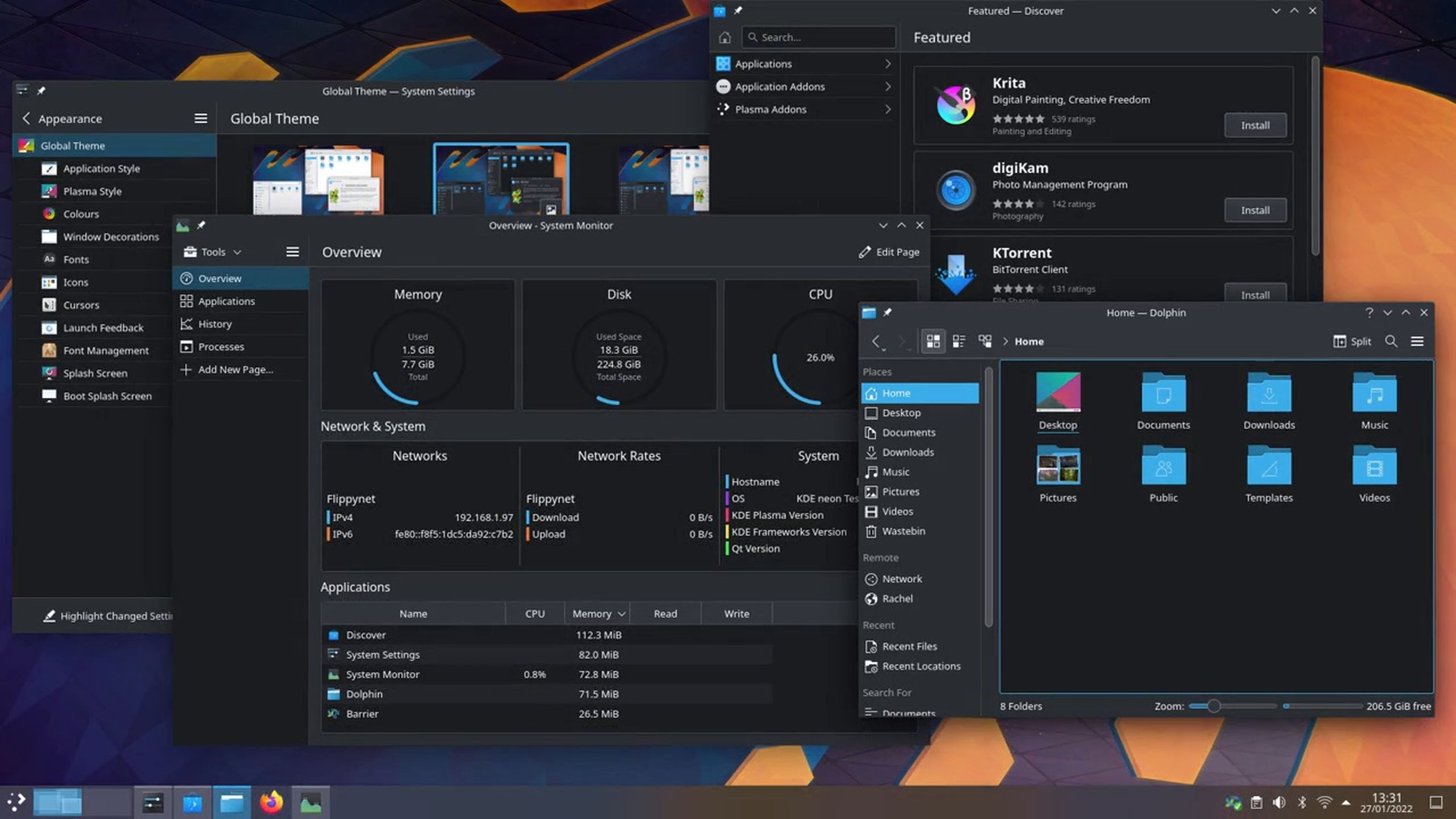 Actividades de KDE