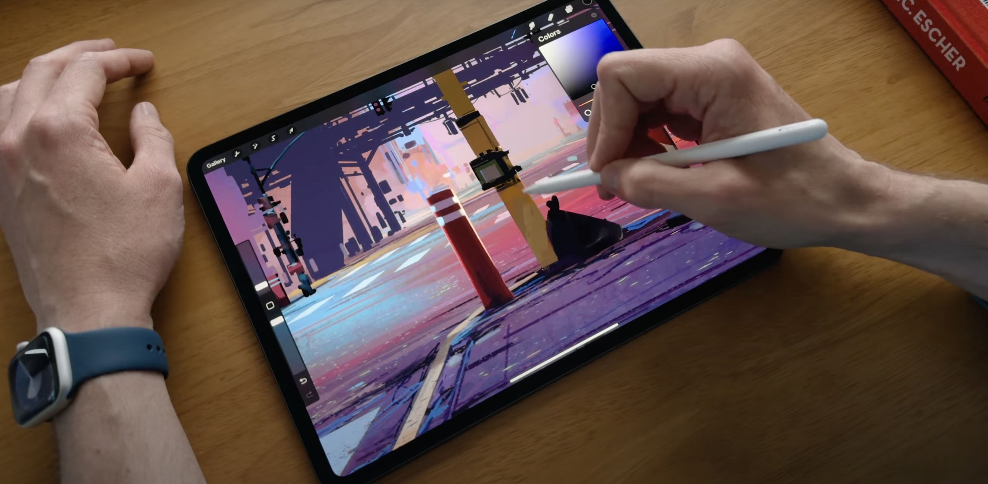 iPad Pro con el nuevo Apple Pencil.