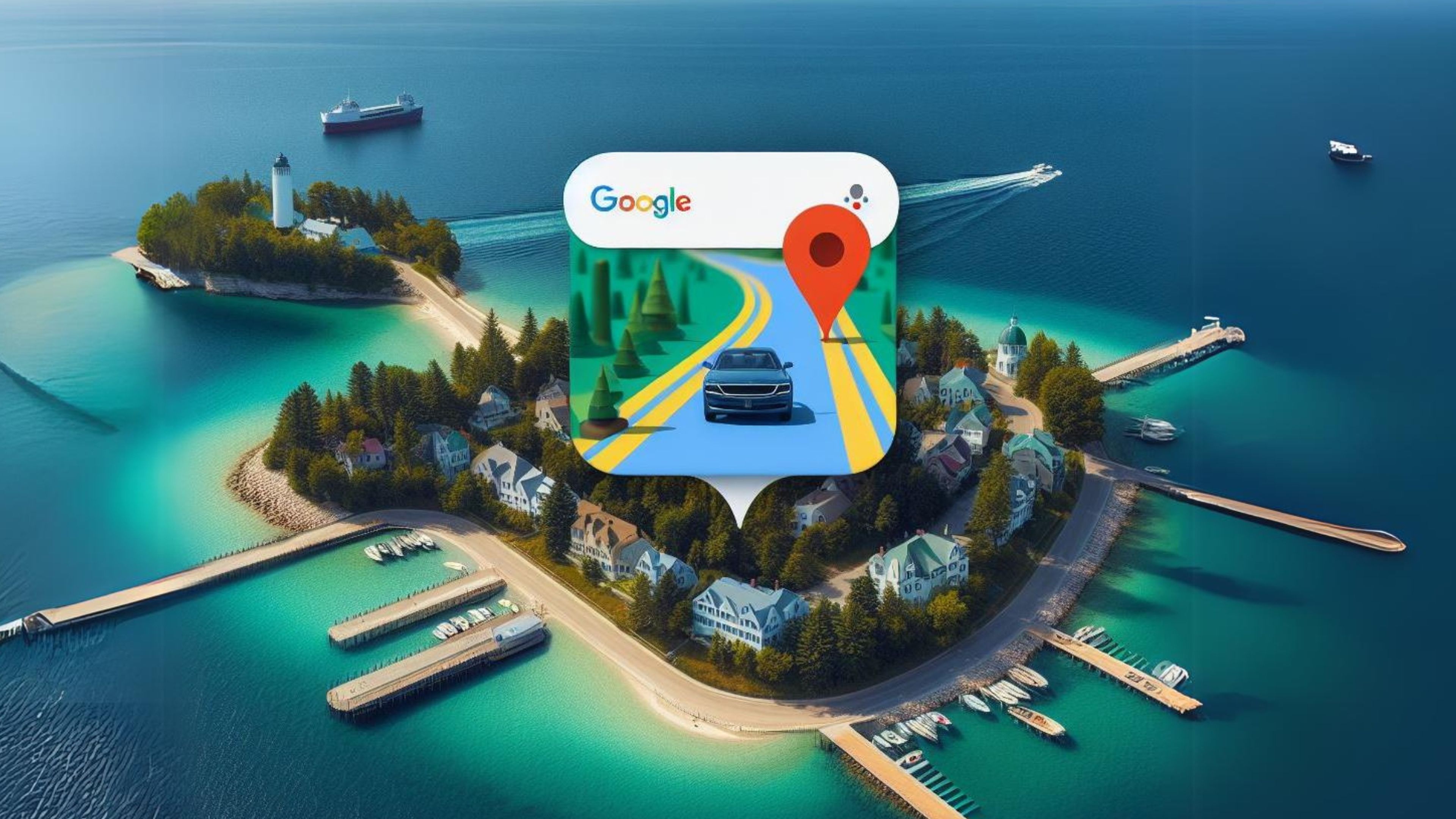 ¿Cómo captura Google Maps los lugares donde no se permiten coches? La curiosa historia de la Isla Mackinac