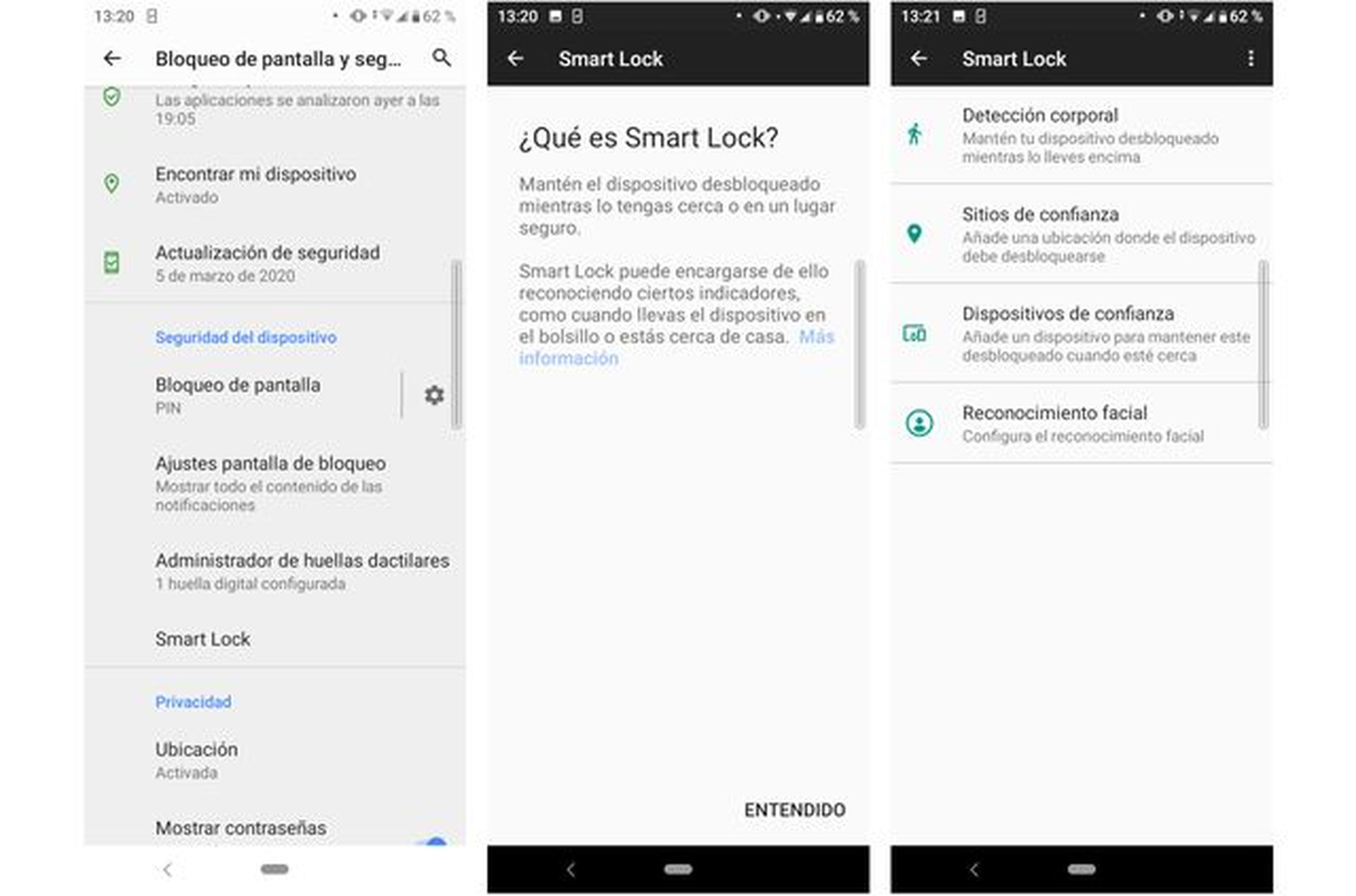 Cómo configurar Smart Lock