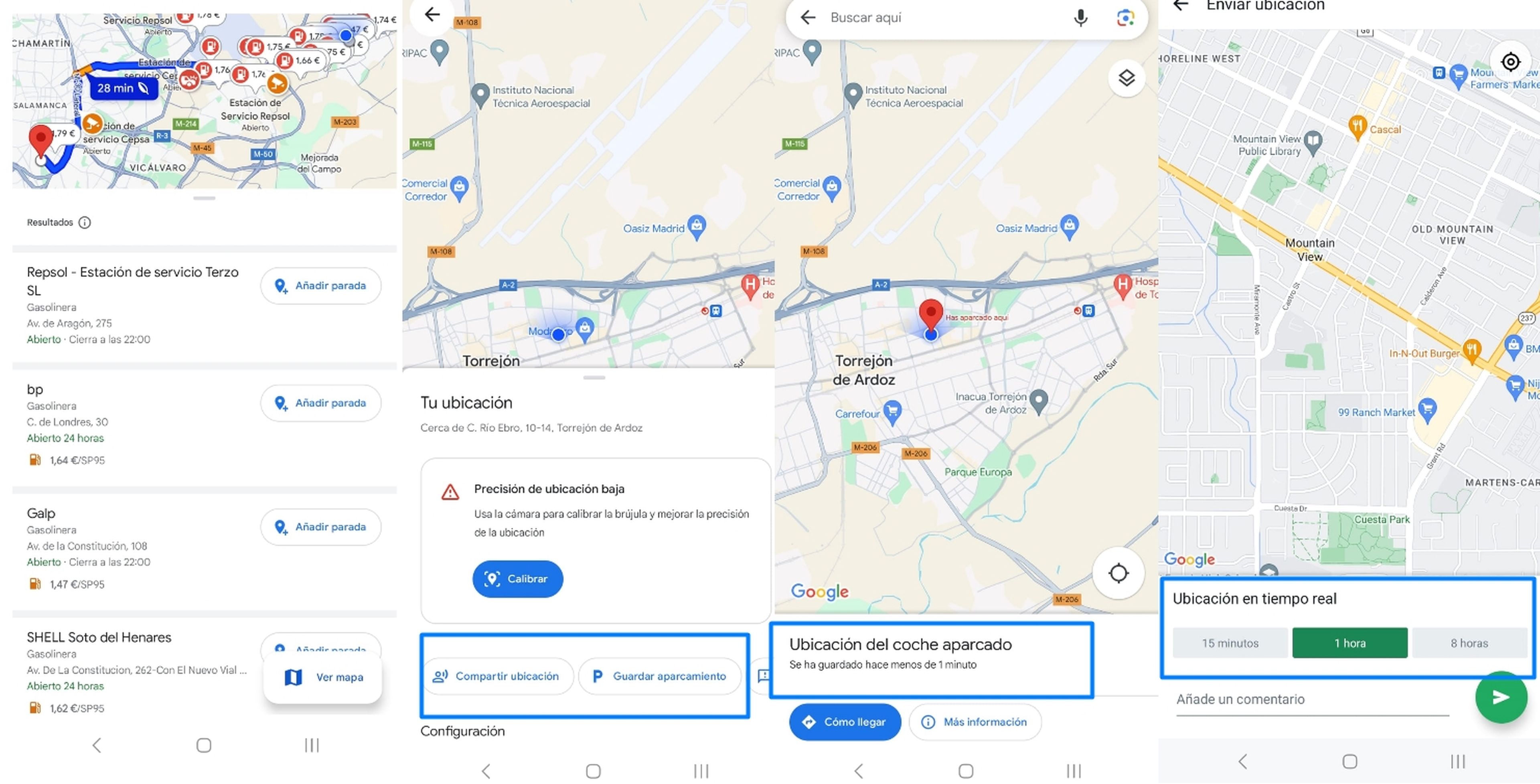 Google Maps funciones