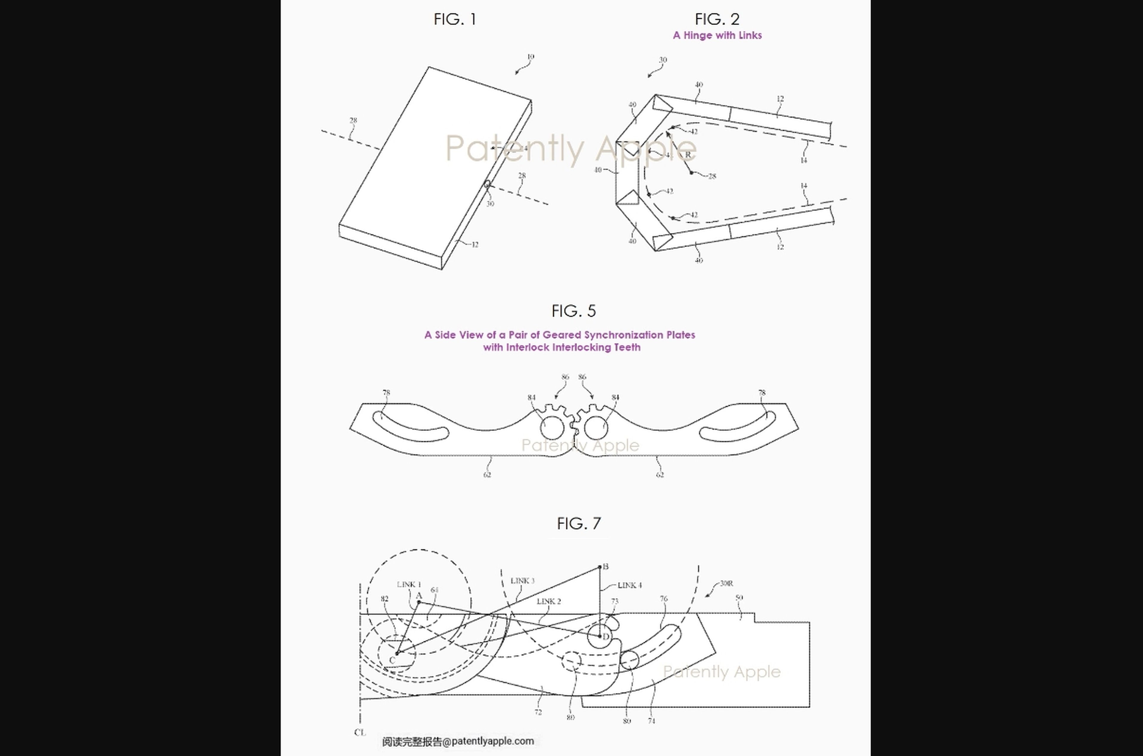 Patente iPhone plegable