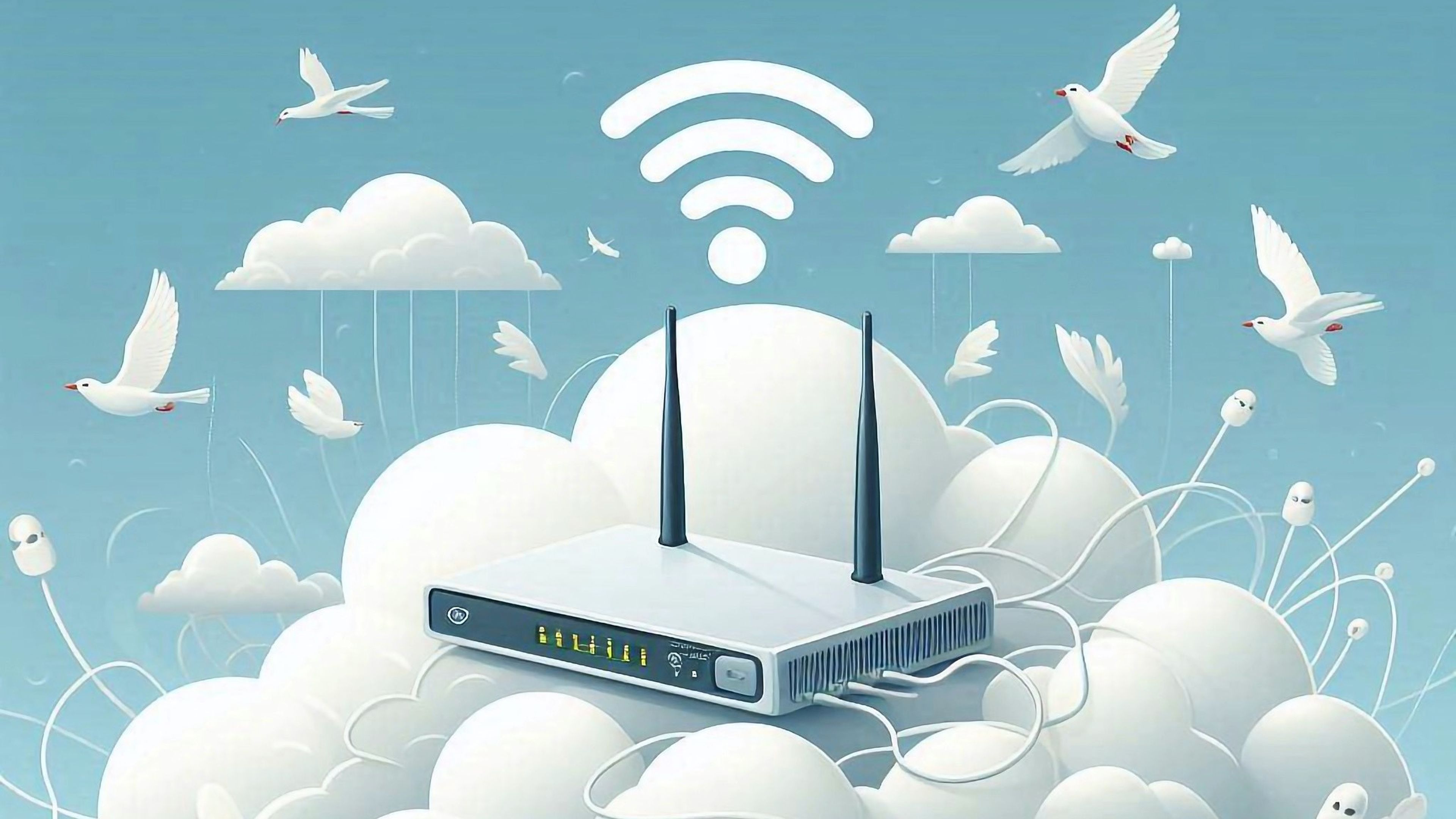 Router WiFi en una nube