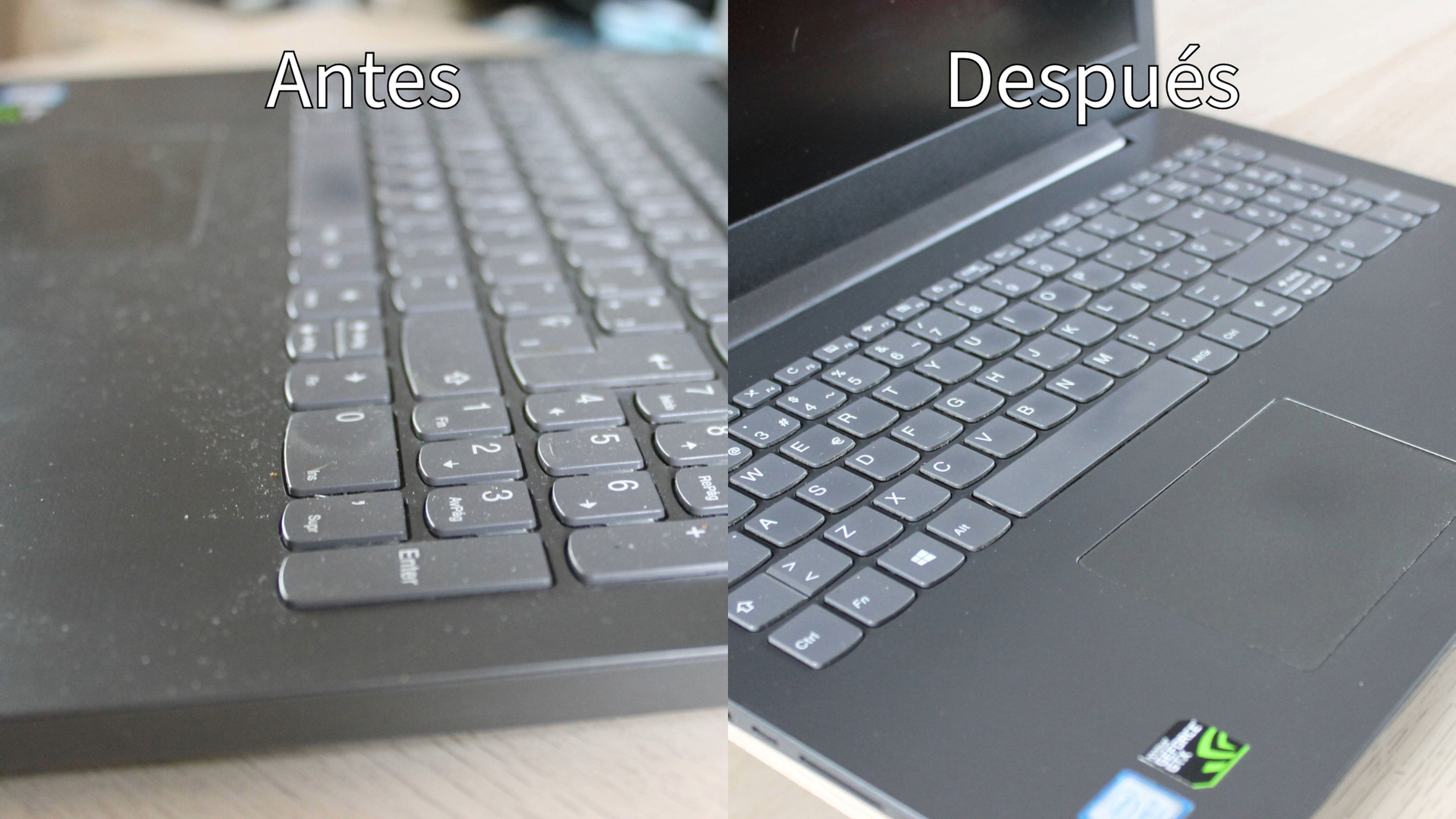 teclado limpiar PC