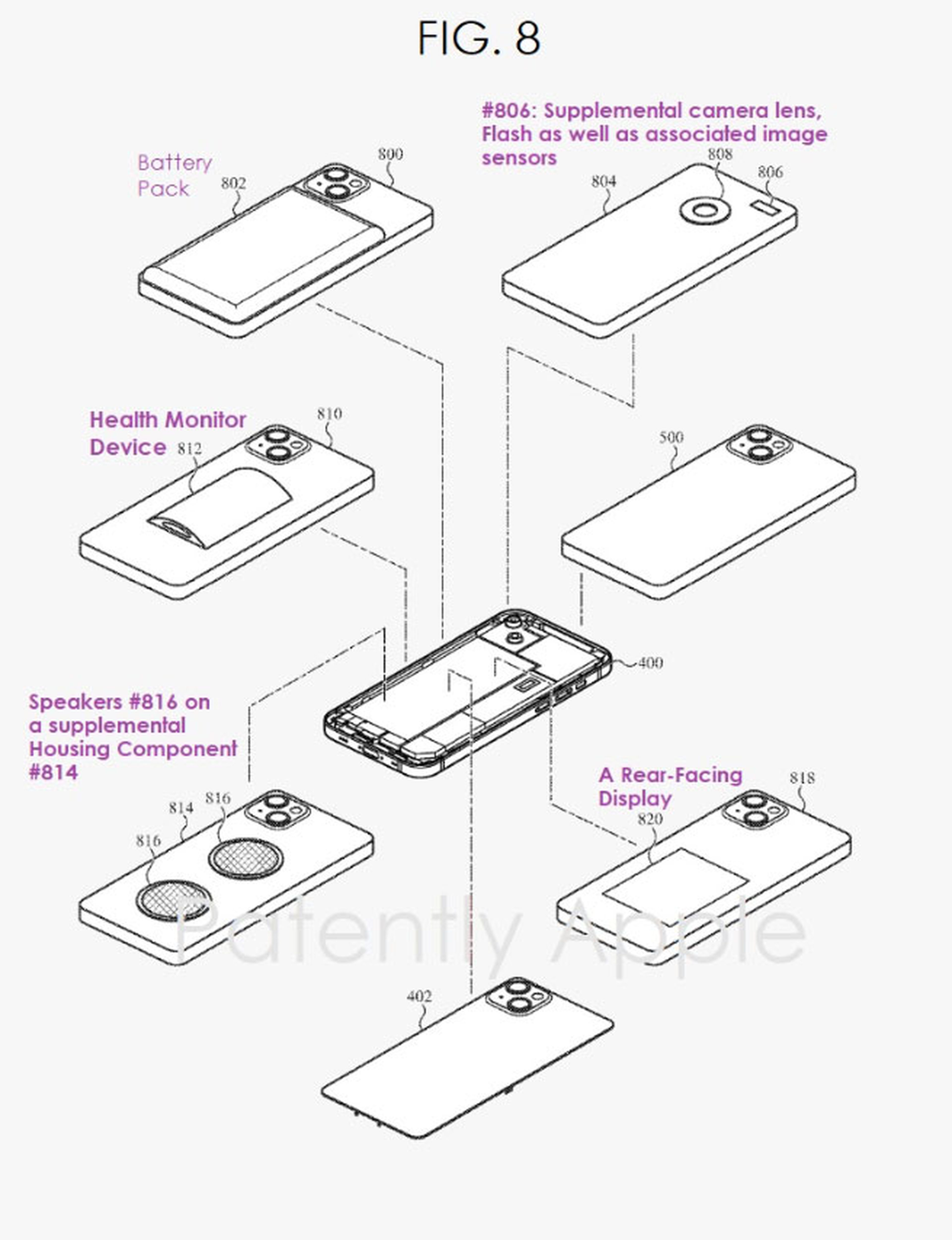 Apple sueña con una pantalla trasera en el iPhone y cámaras adicionales