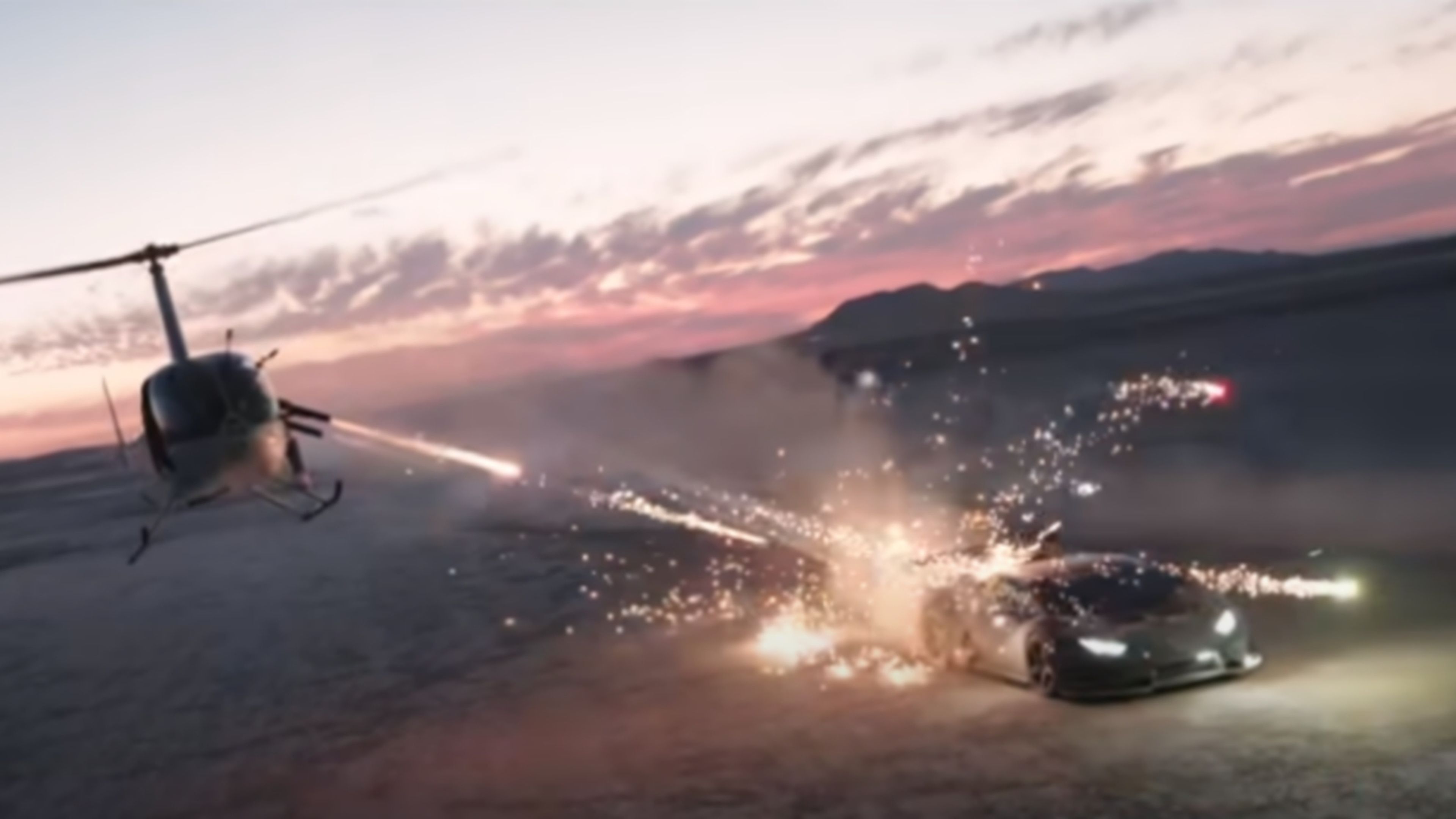Detienen a un youtuber por destruir un Lamborghini desde un helicóptero, emulando a GTA