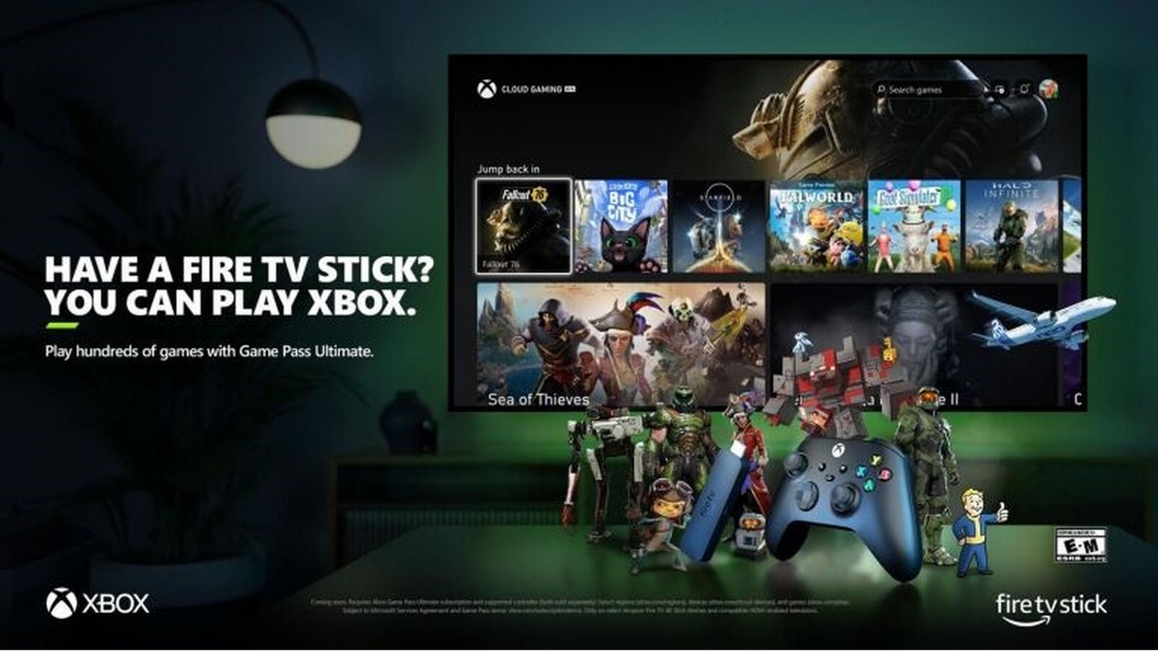 Fire TV de Amazon se convierte en una potente consola de videojuegos Xbox