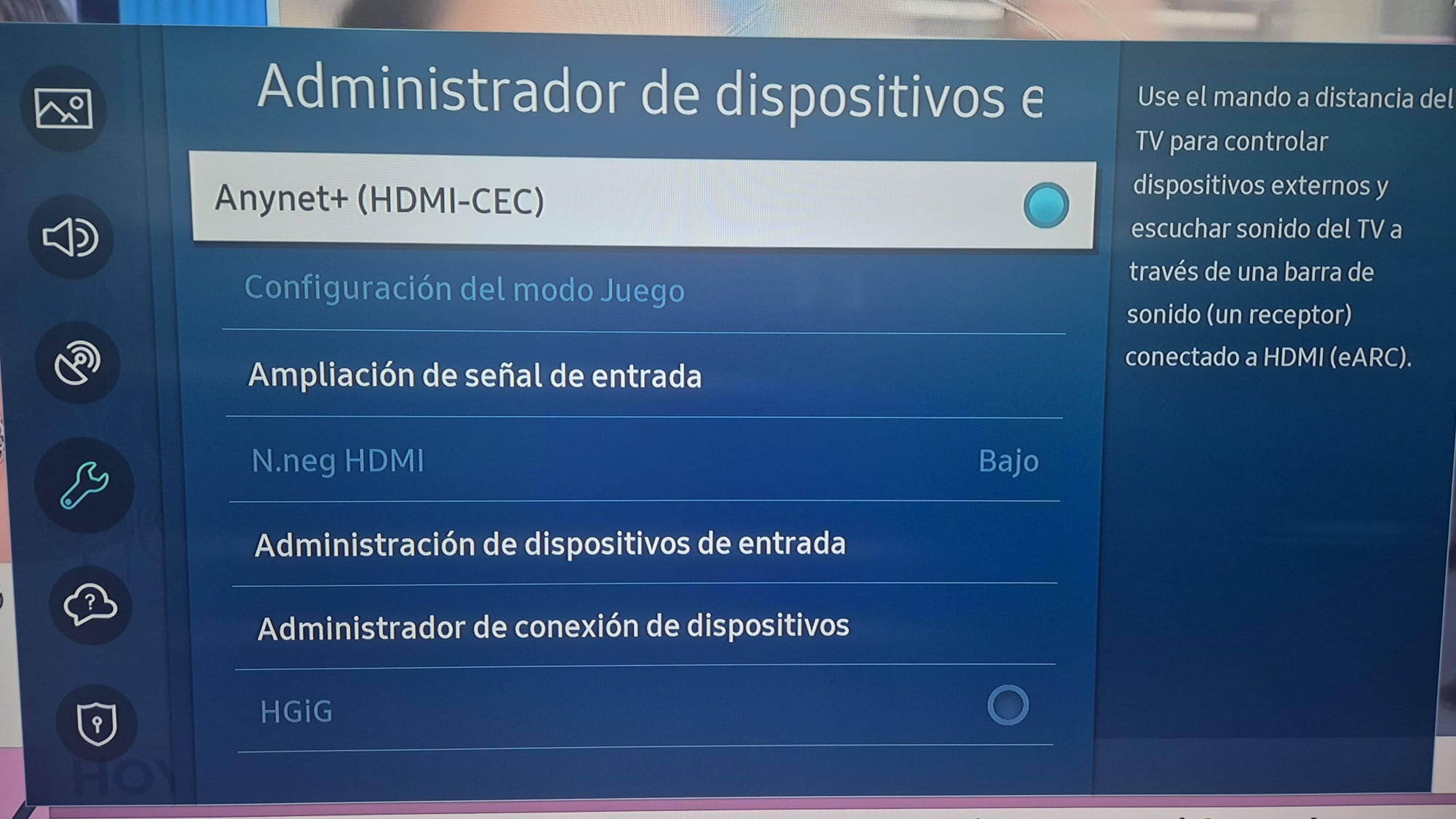 HDMI-CEC en Smart TV