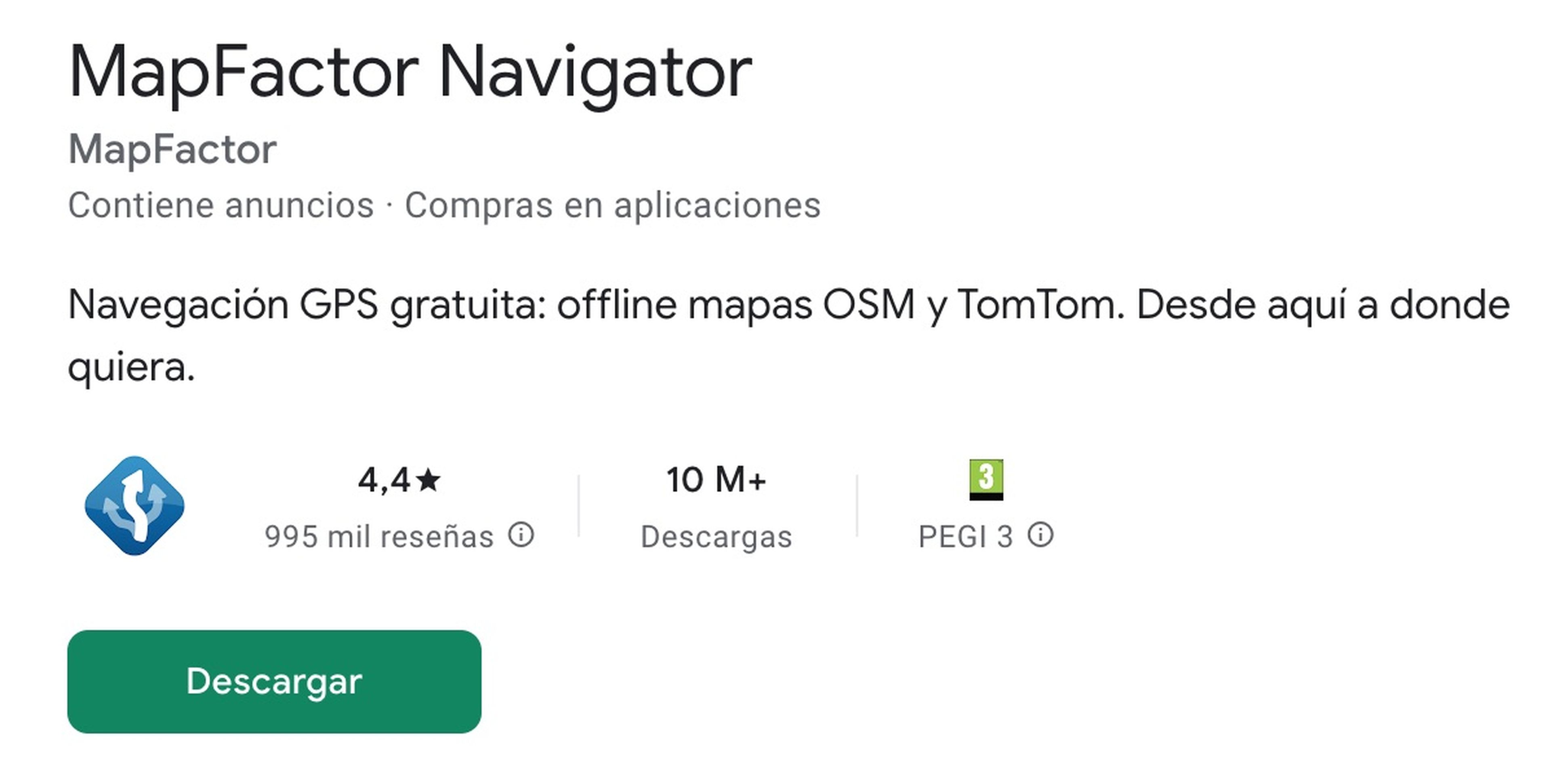 MapFactor Navigator