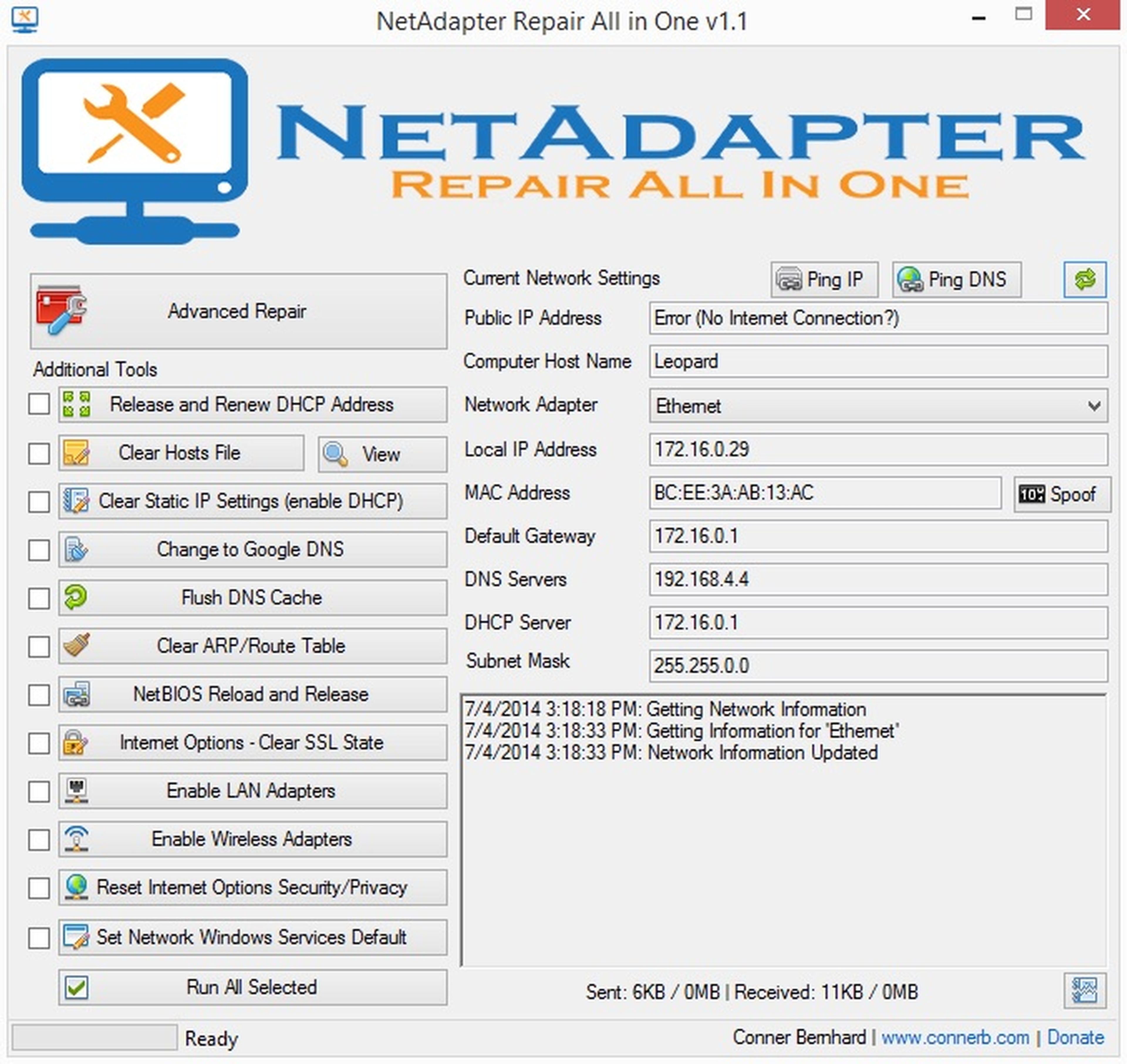NetAdapter Repair