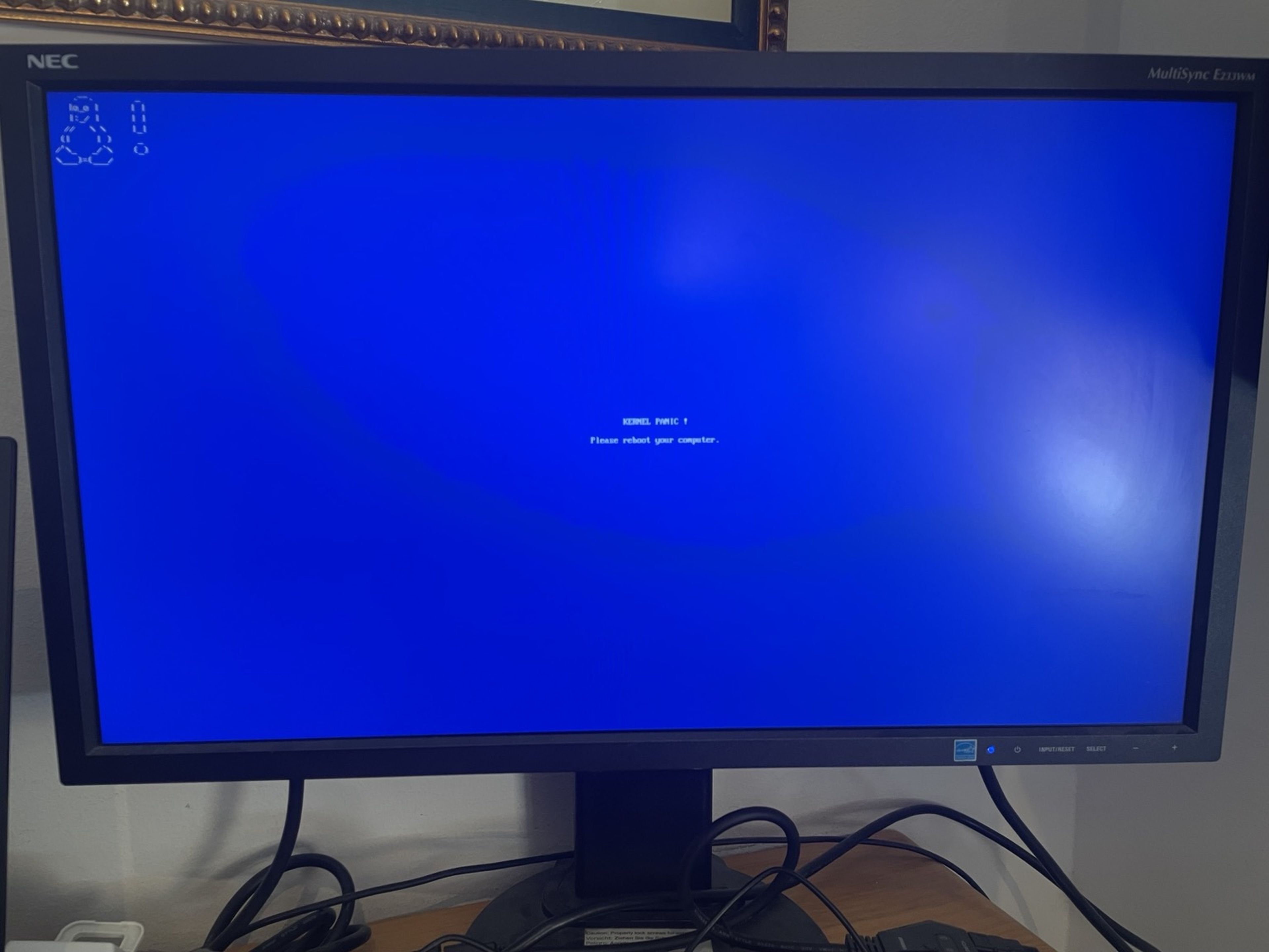 ¿La pantalla azul de la muerte en Linux? ¿Cómo es posible?