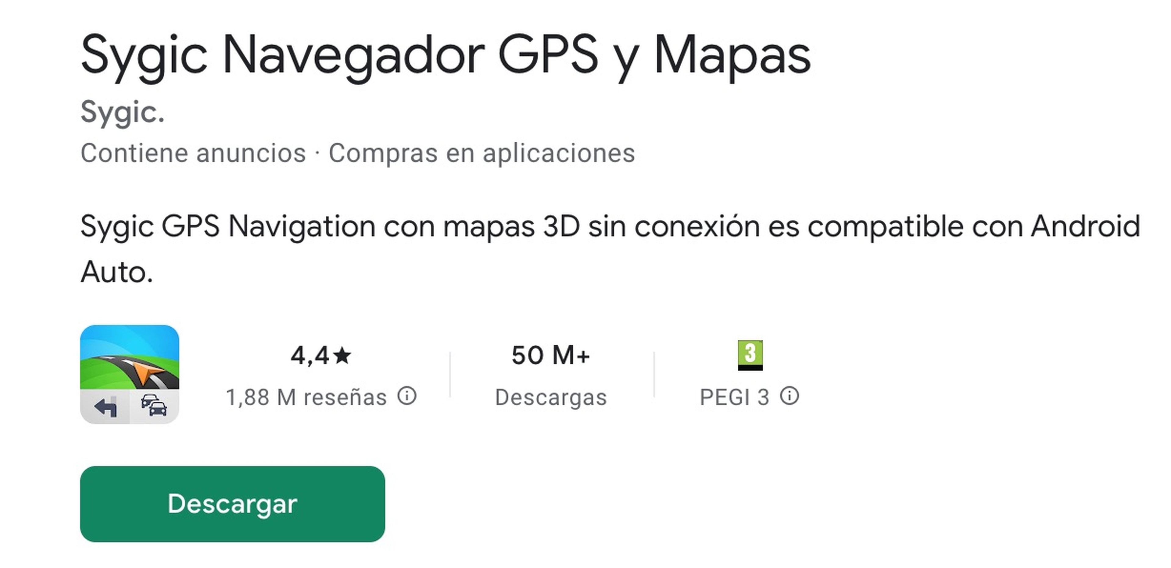 Sygic Navegador GPS y Mapas
