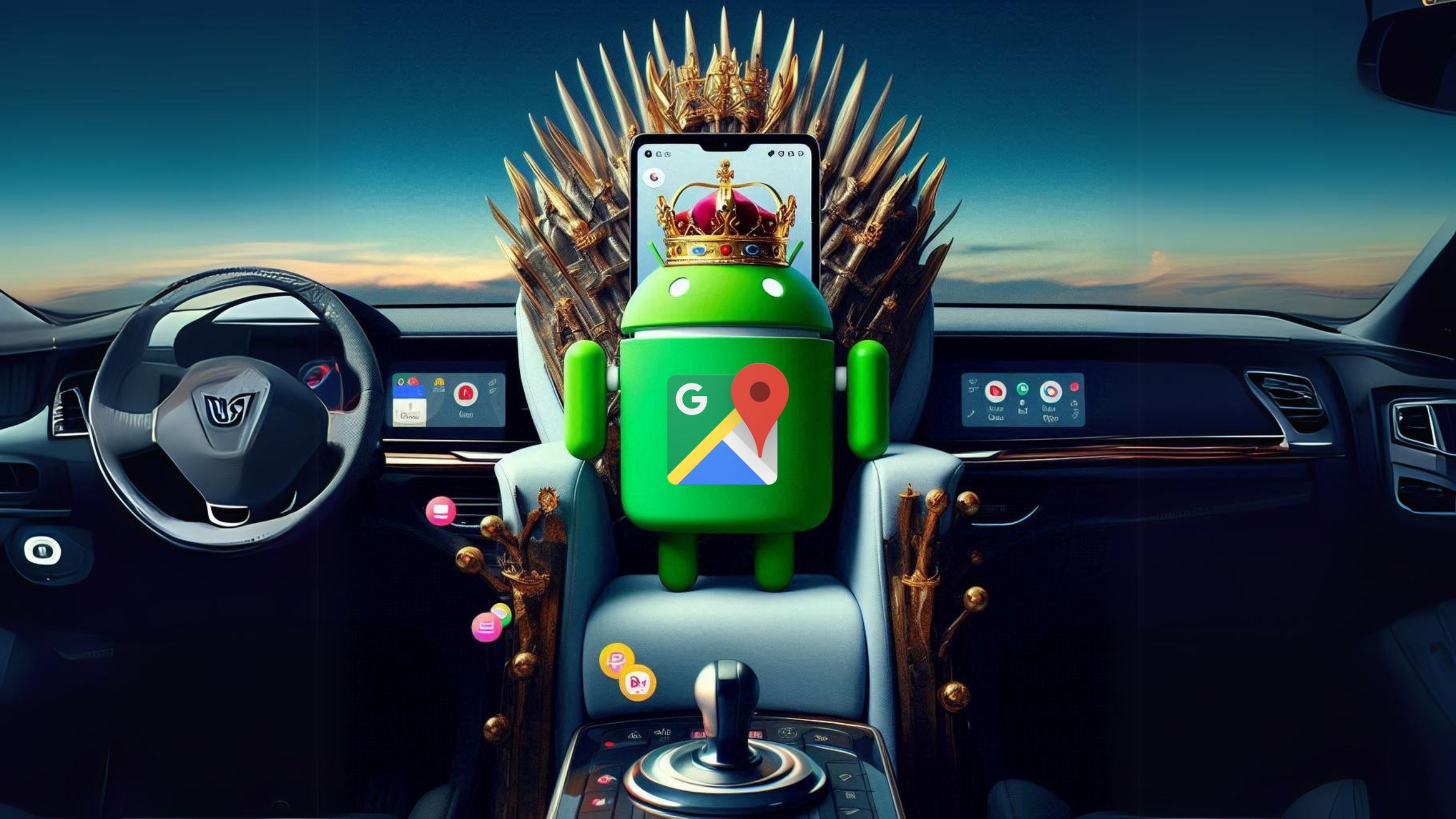 Waze y otras apps de navegación para Android Auto tienen casi imposible superar a Google Maps