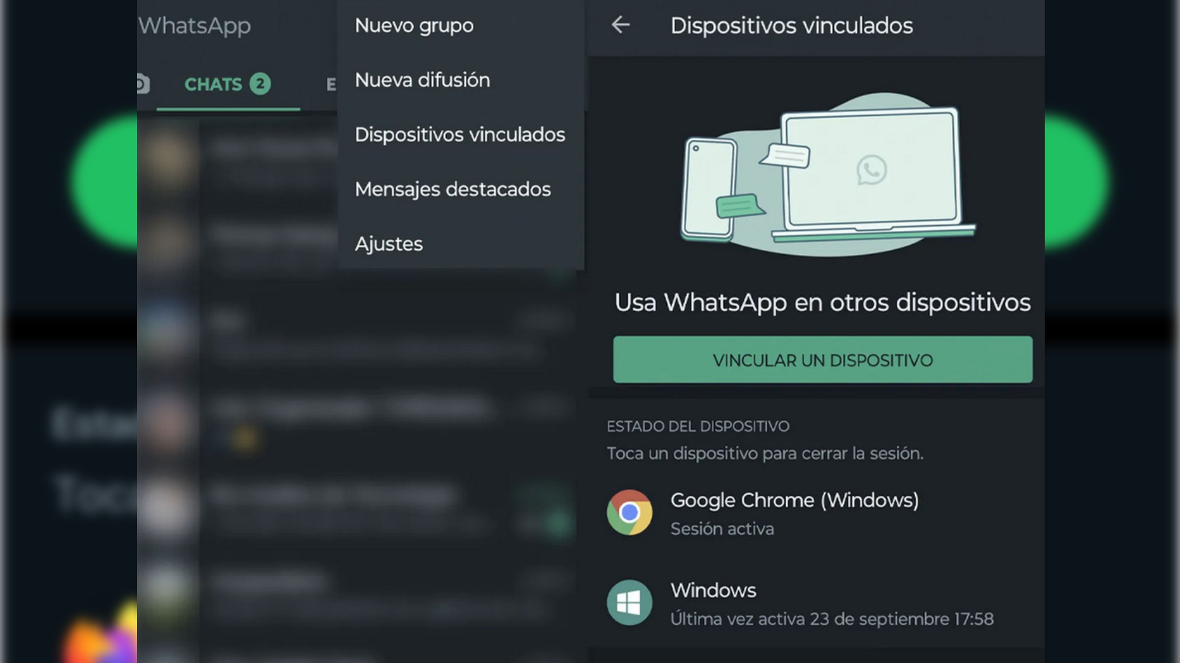 WhatsApp Web multidispositivo