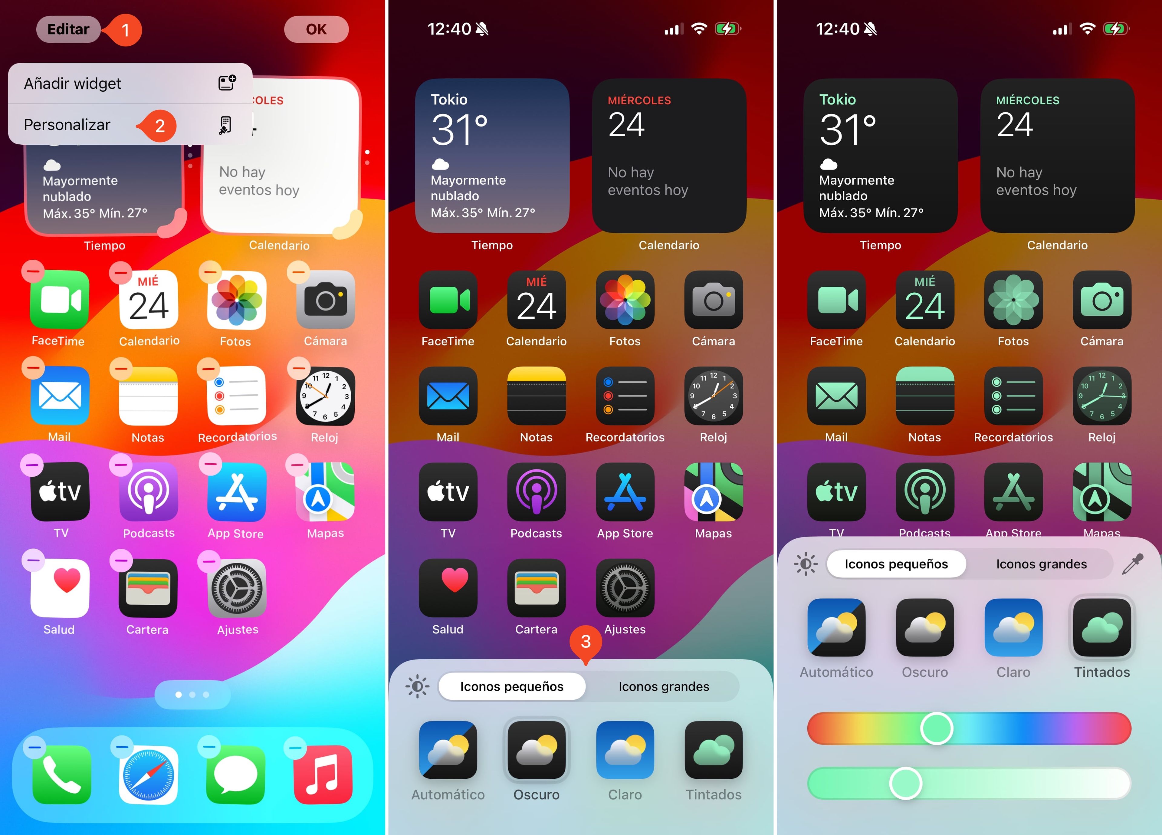 Cómo personalizar la pantalla de inicio de iOS 18