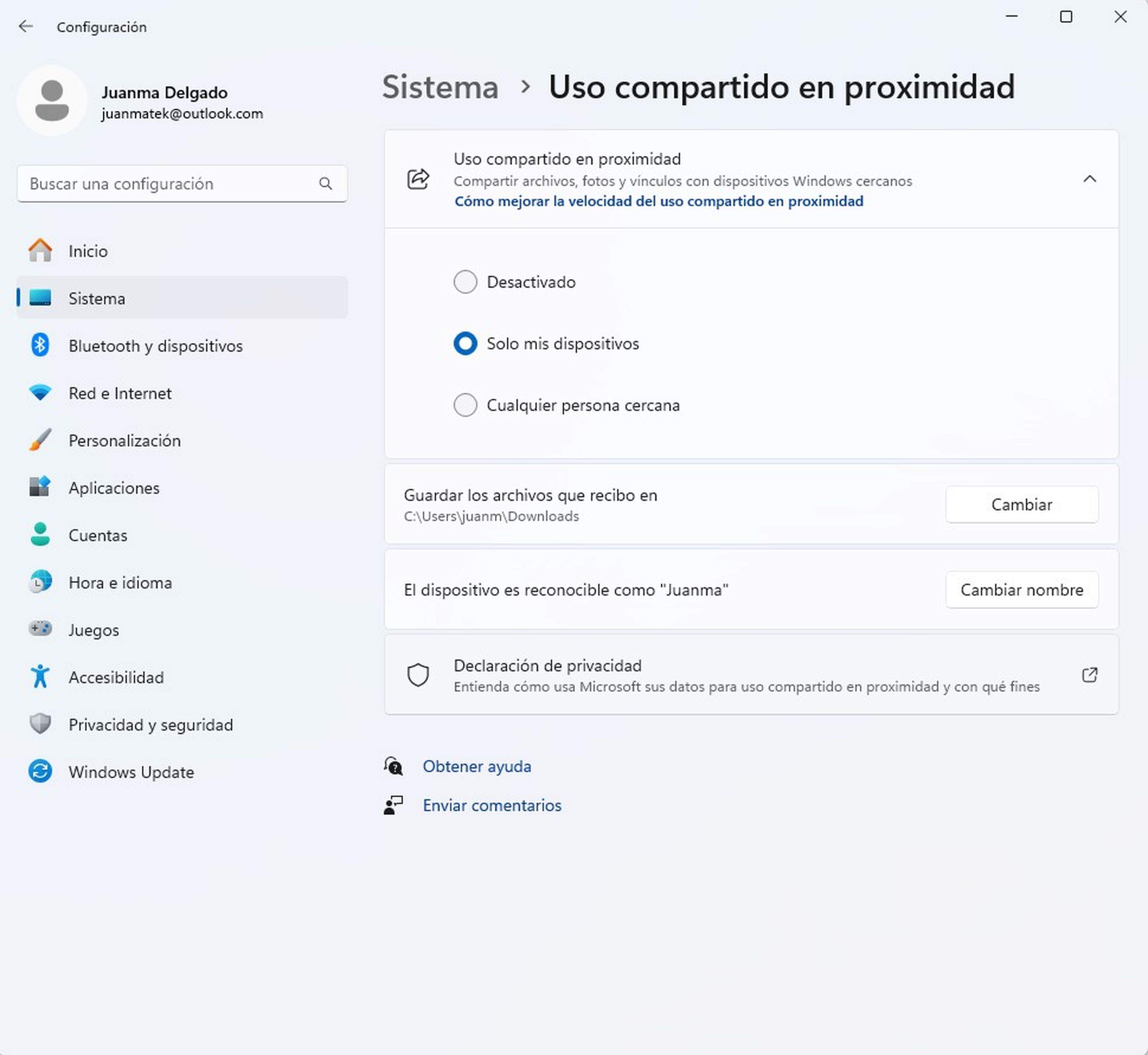 Comparte contenido entre dos ordenadores