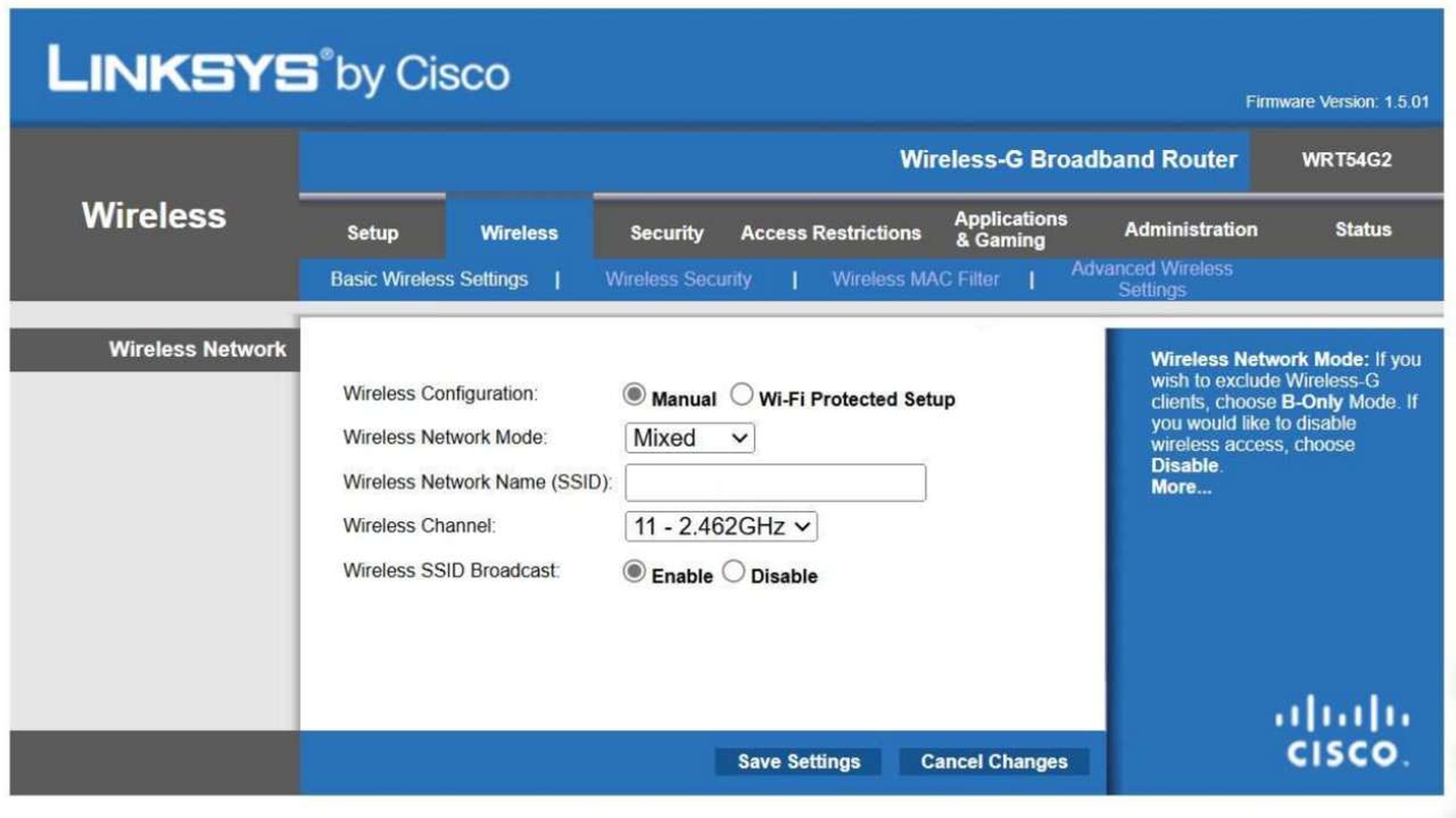 Configurar Linksys by Cisco para clave WiFi