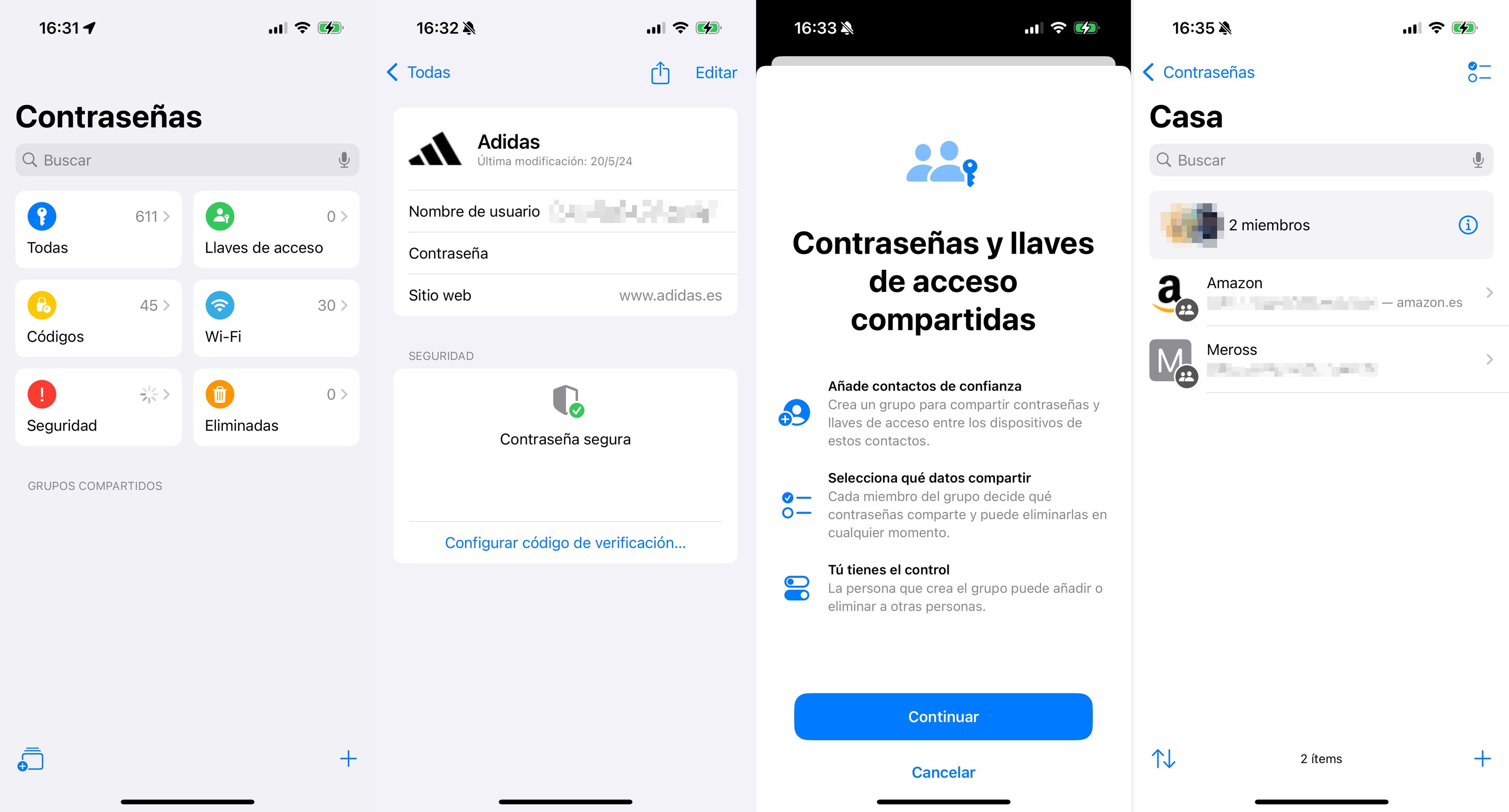 Gestor de contraseñas en iOS 18