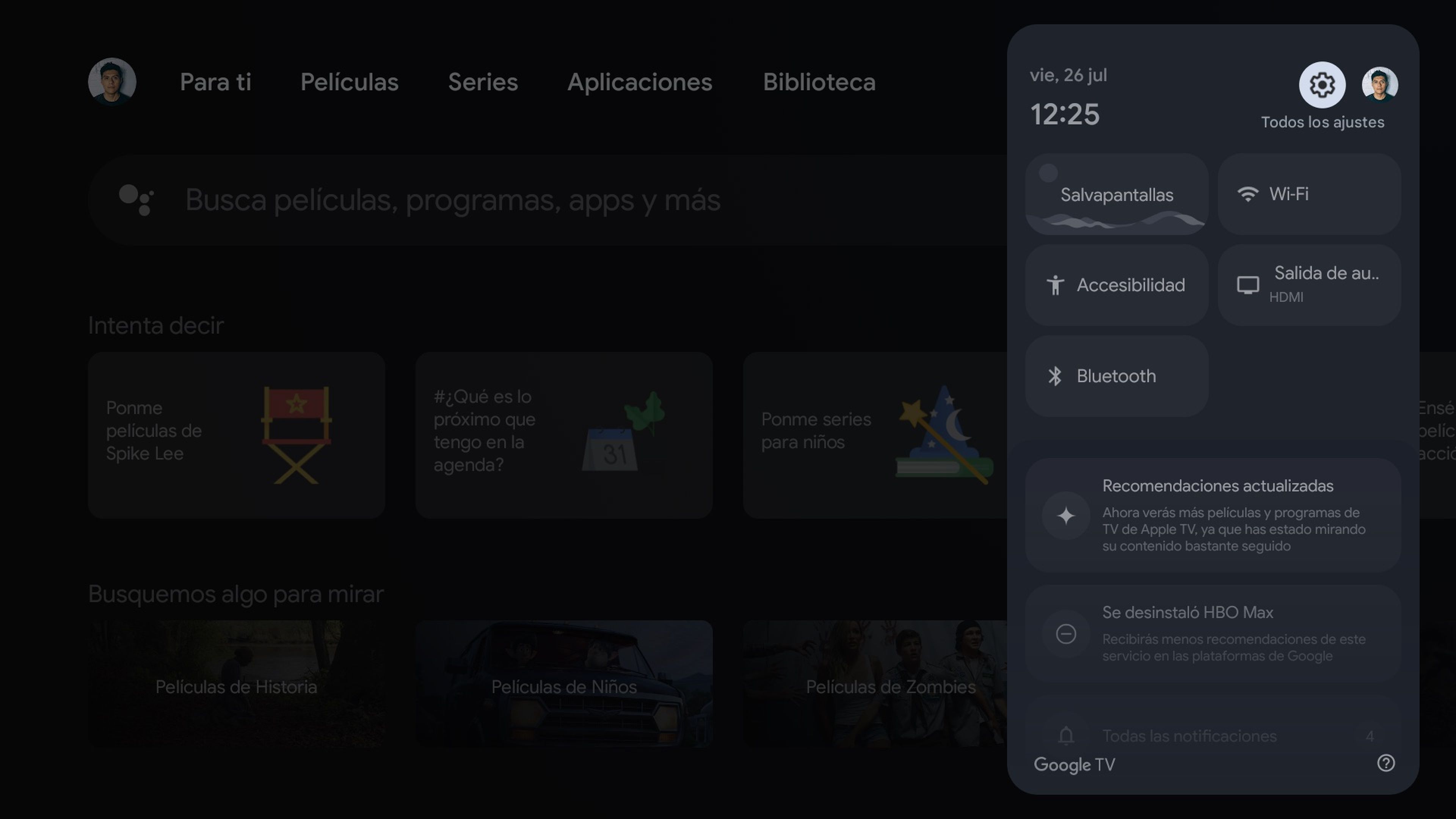 Esta es la función que tienes que activar para simplificar tu Google TV 12 Qué es el modo solo aplicaciones y cómo activarlo en tu Smart TV con Google TV