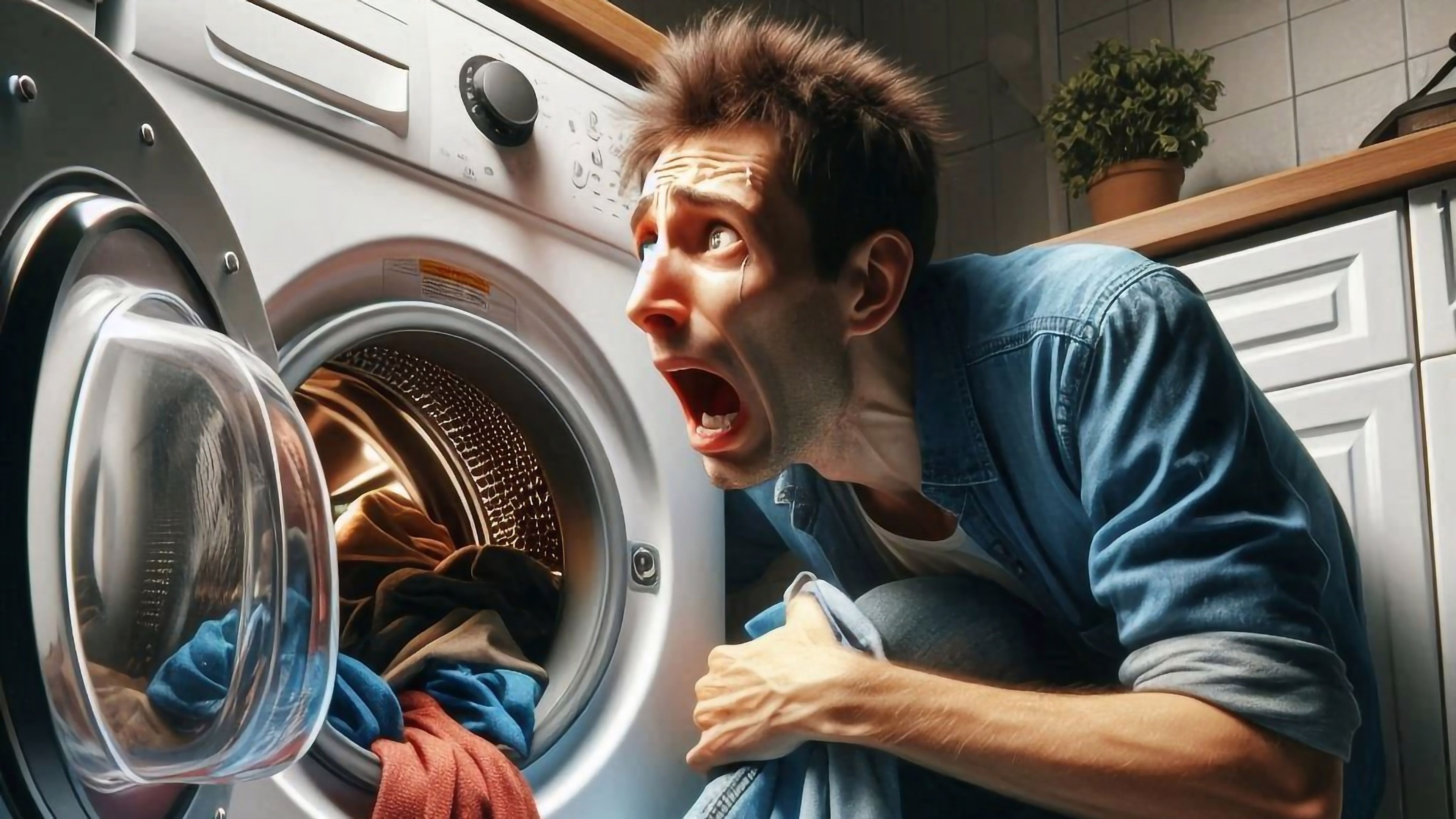 Pánico en la lavadora