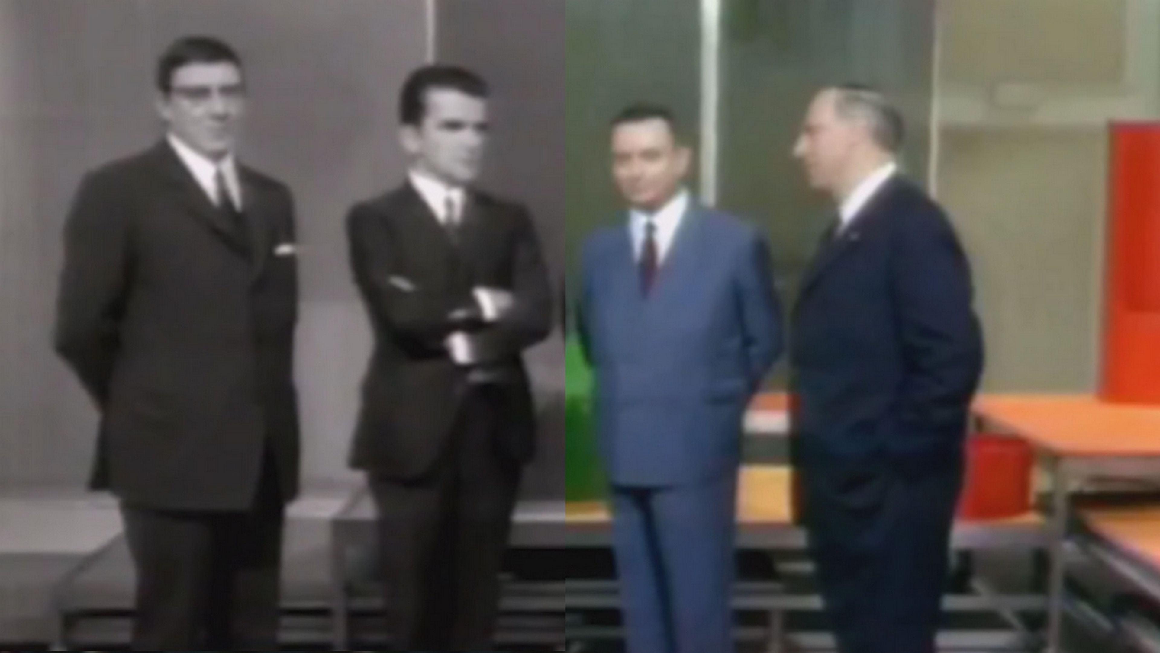 Un vídeo muestra el momento exacto en el que los países pasaron de la televisión en blanco y negro, al color