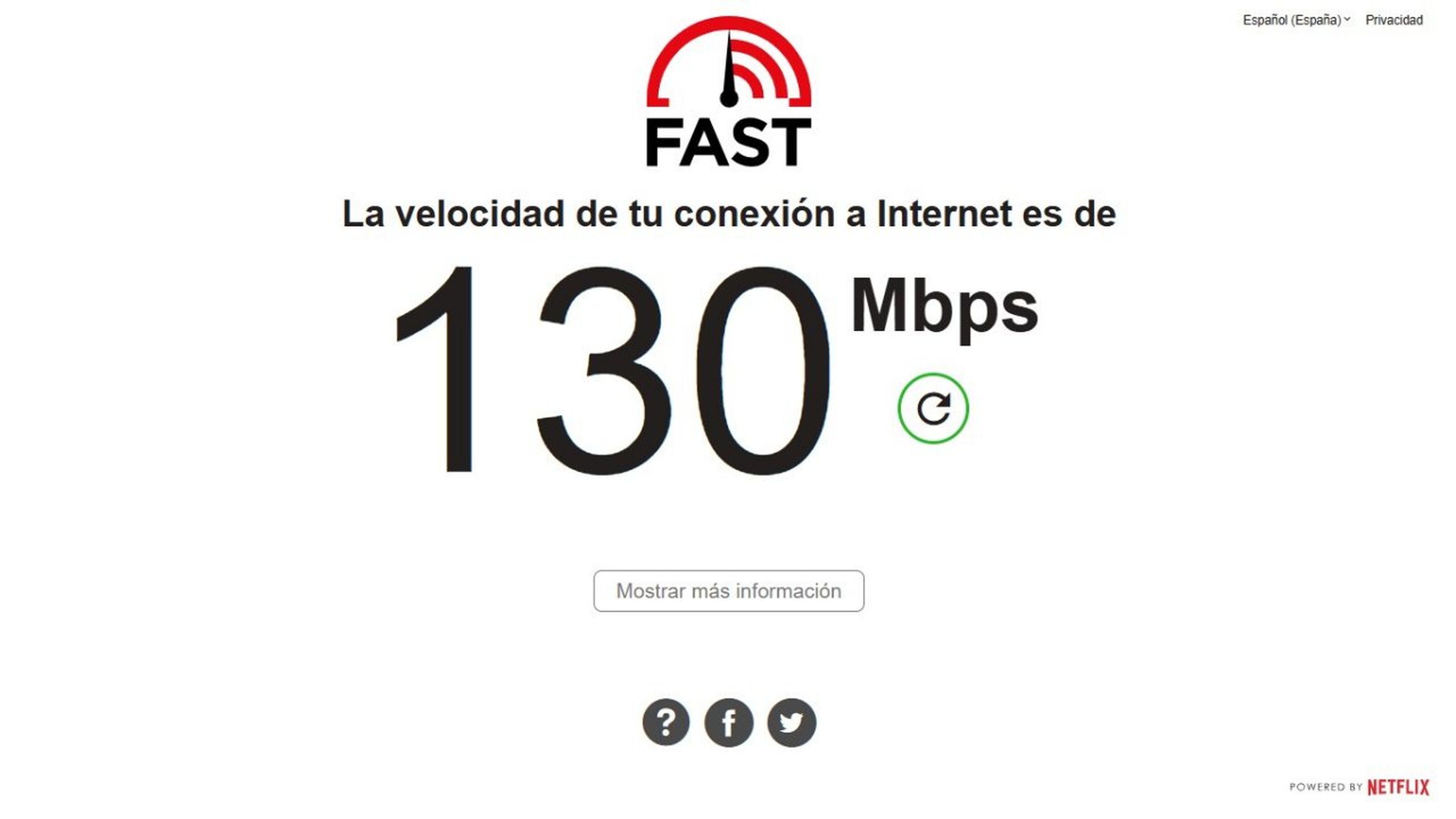 Cómo solucionar el error de pantalla negra sin sonido de Netflix 15 Comprobar la velocidad de Internet en Fast