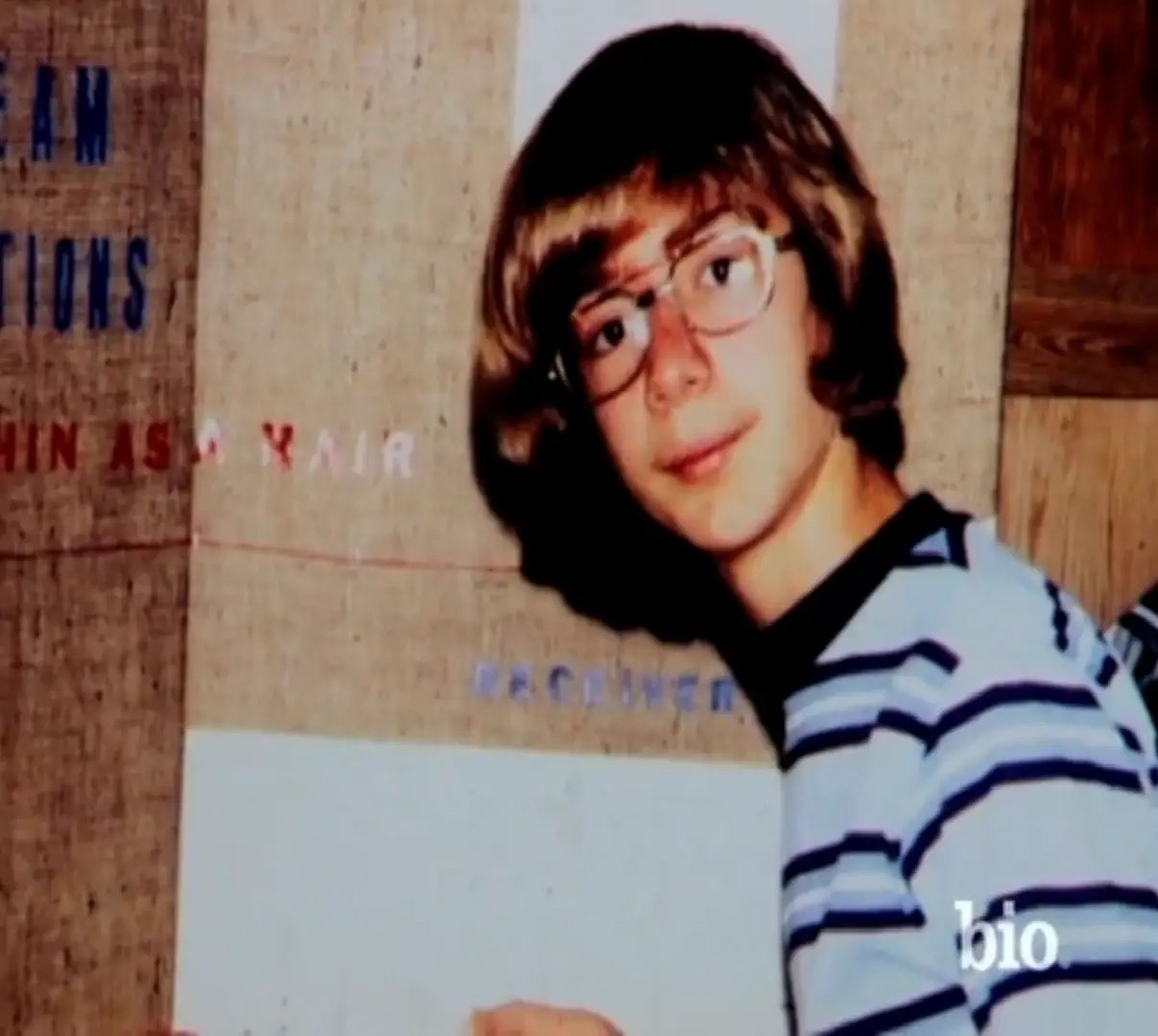 Jeff Bezos de joven.