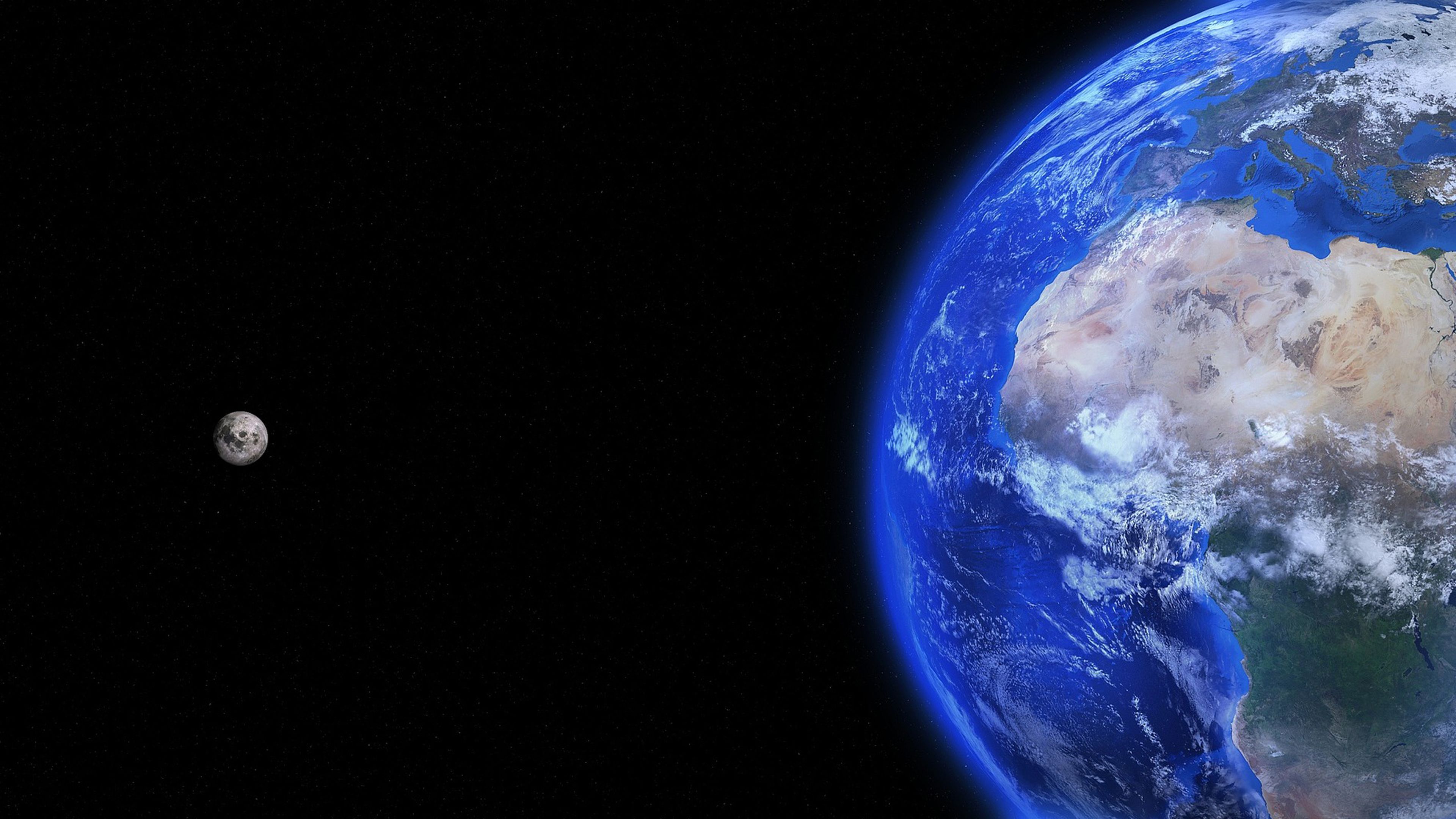 La Tierra y la Luna