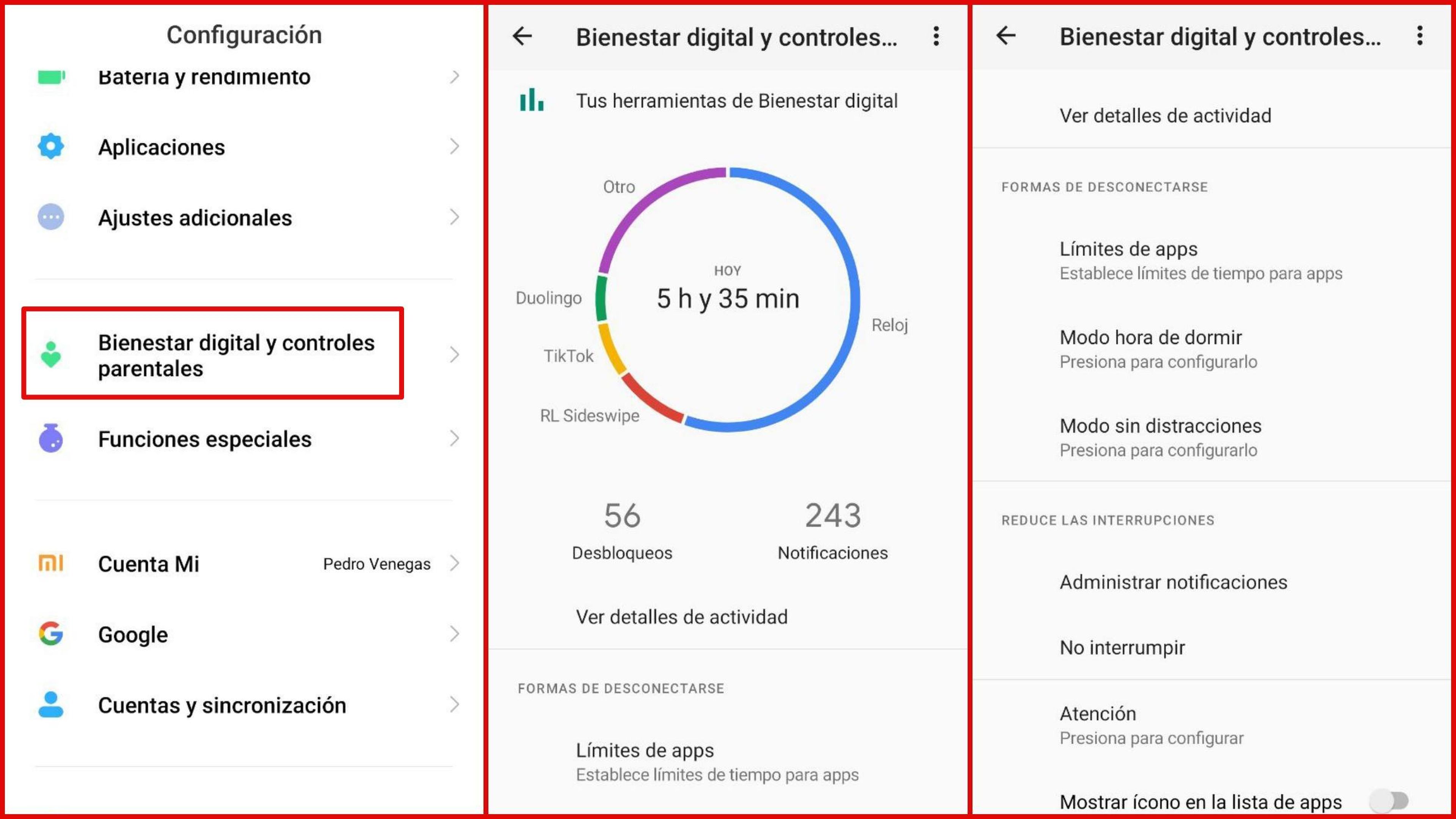 10 funciones exclusivas de los móviles Xiaomi que no conocías 27 Bienestar Digital en Xiaomi