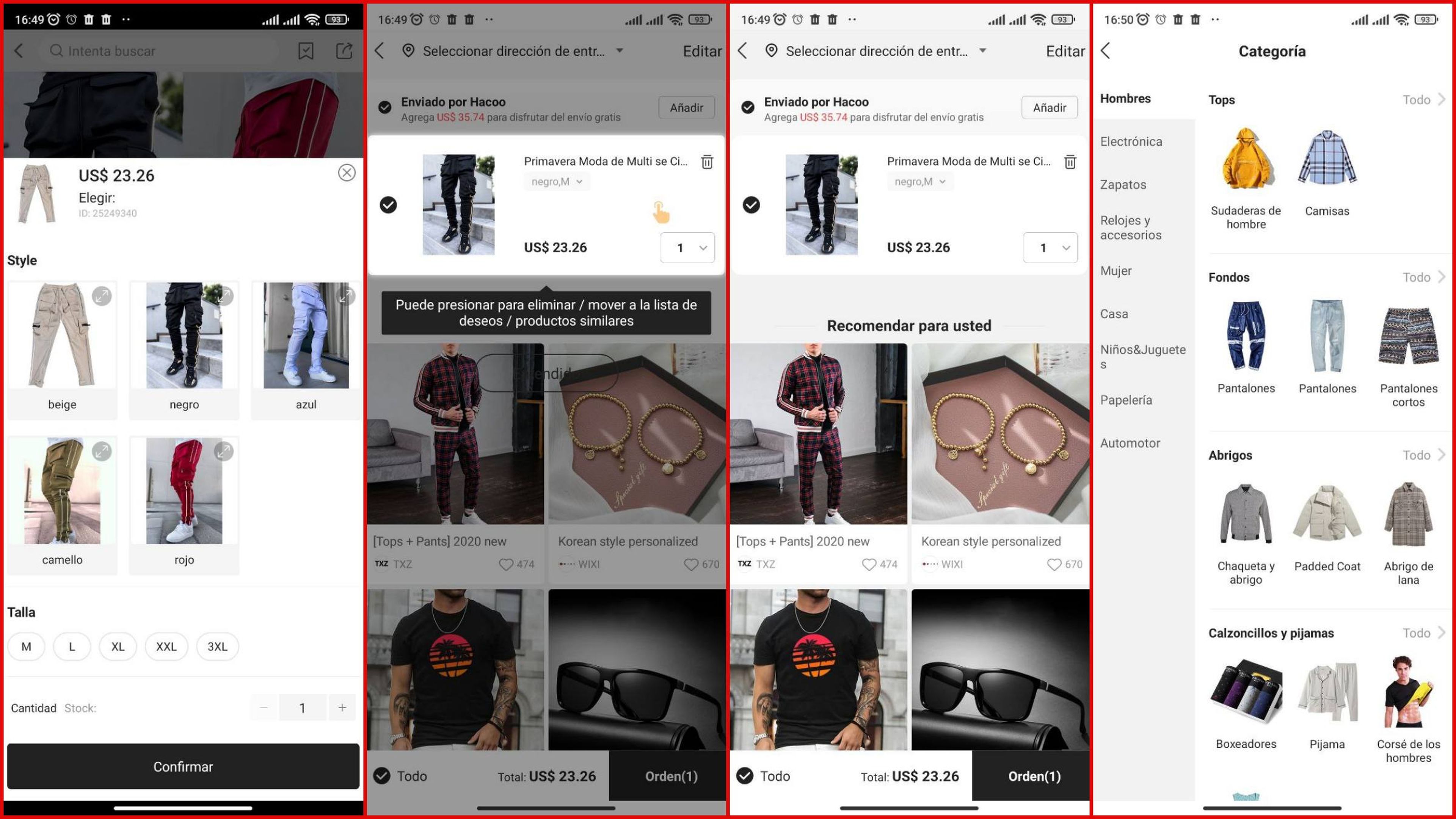 Comprar productos en Hacoo