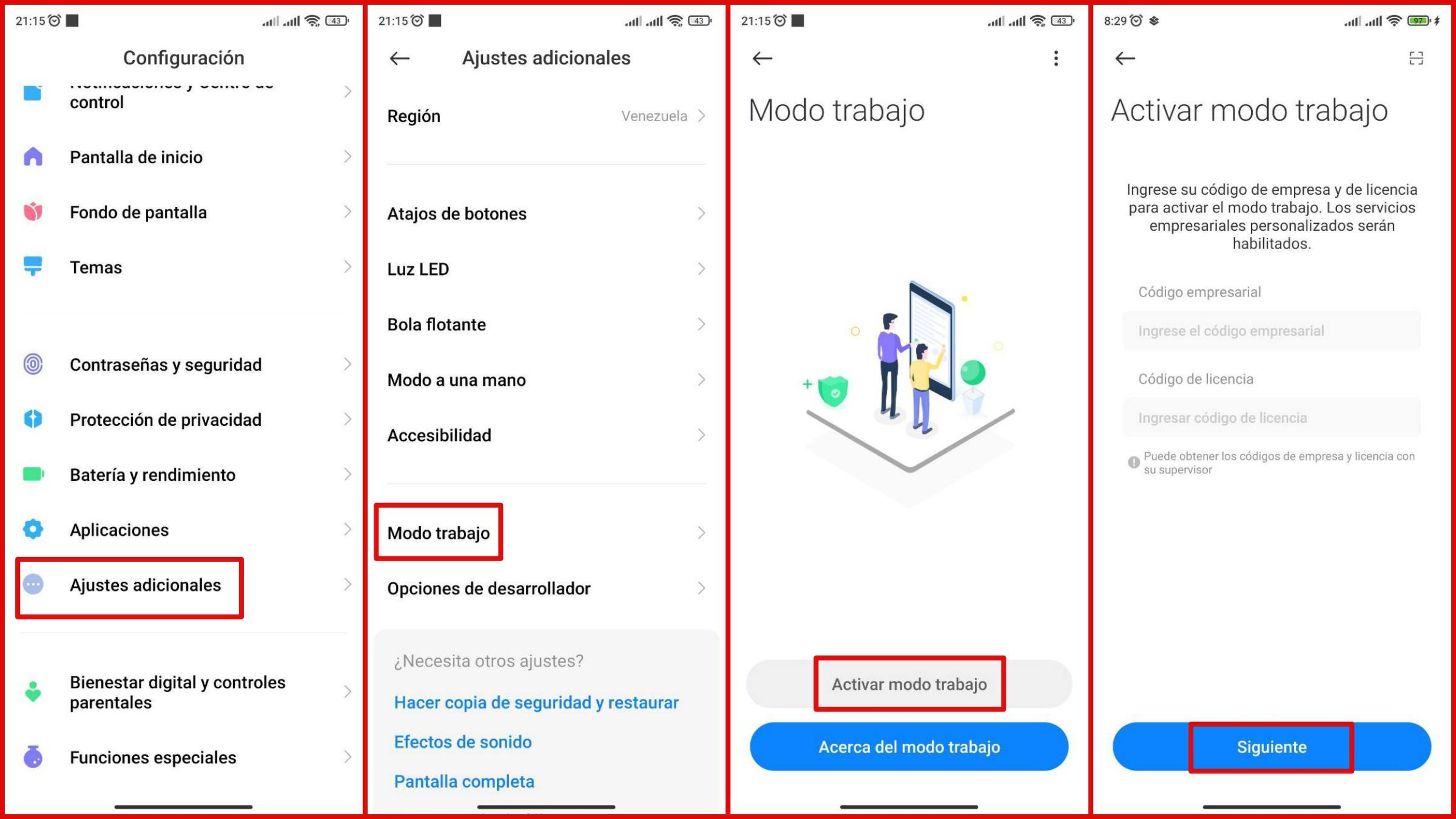 10 funciones exclusivas de los móviles Xiaomi que no conocías 22 Modo Trabajo de Xiaomi