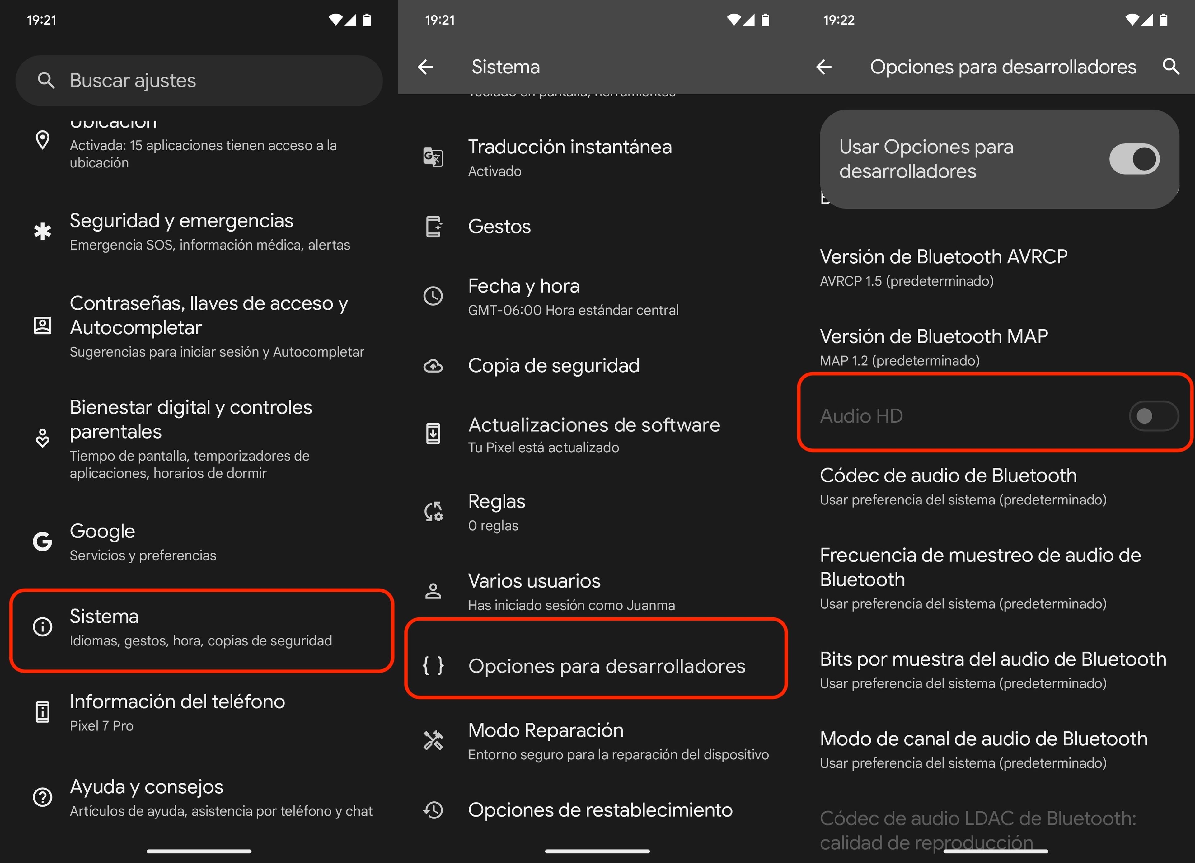 Pasos para activar el audio HD en tu móvil Android