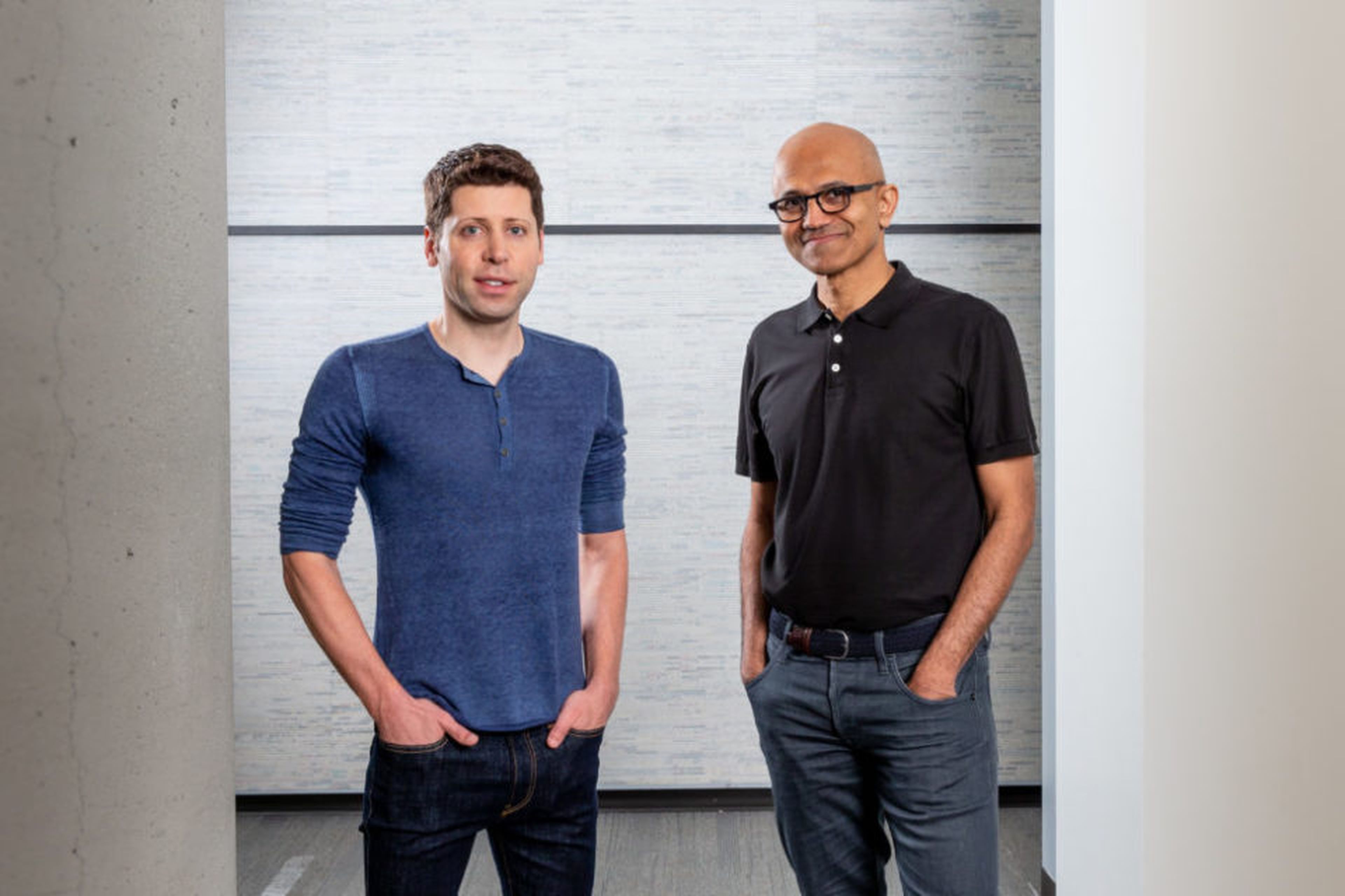 Satya Nadella Microsoft Sam Altman CEO OpenAI