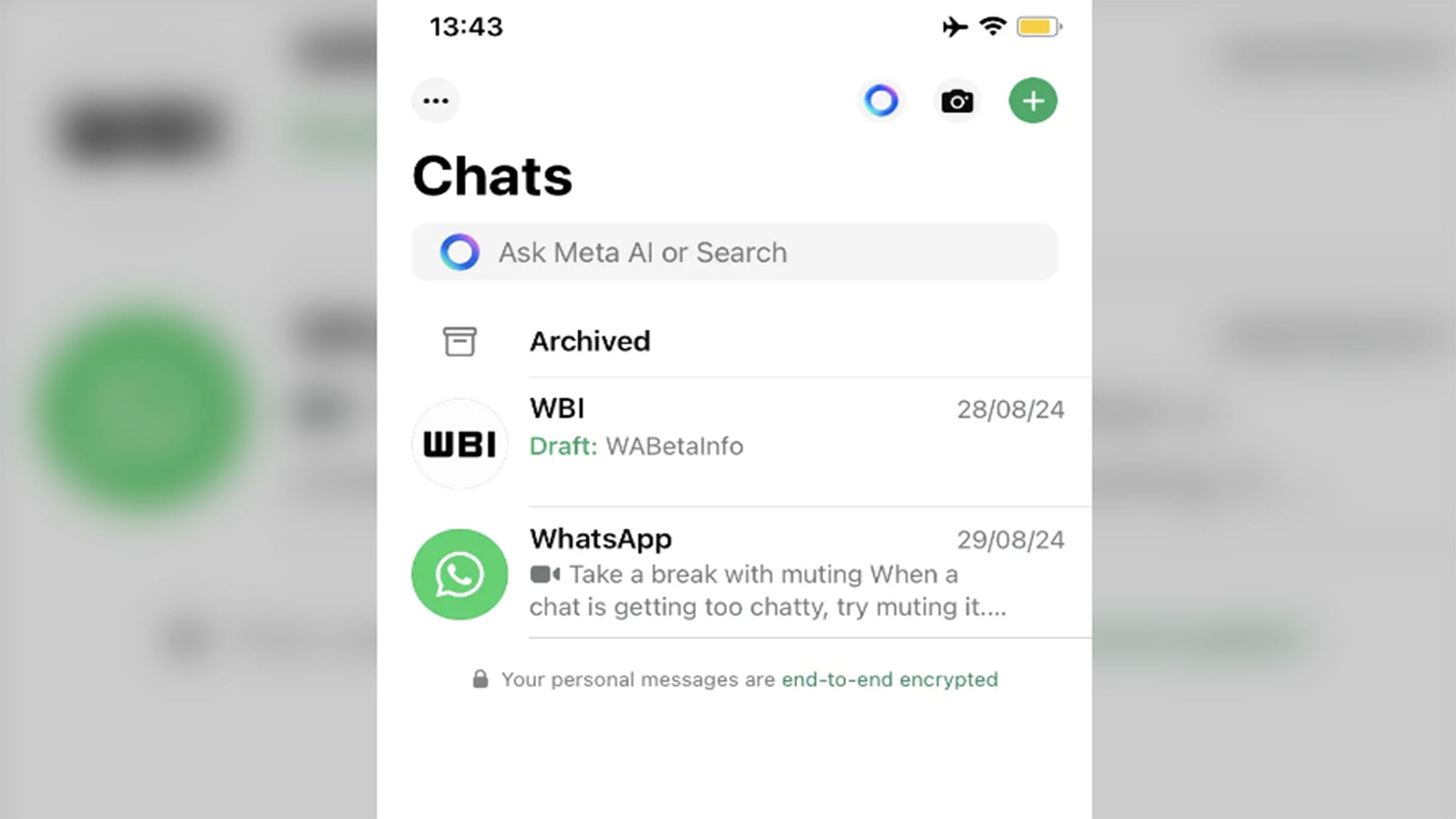 WhatsApp estrena borradores para facilitar la gestión de chats pendientes