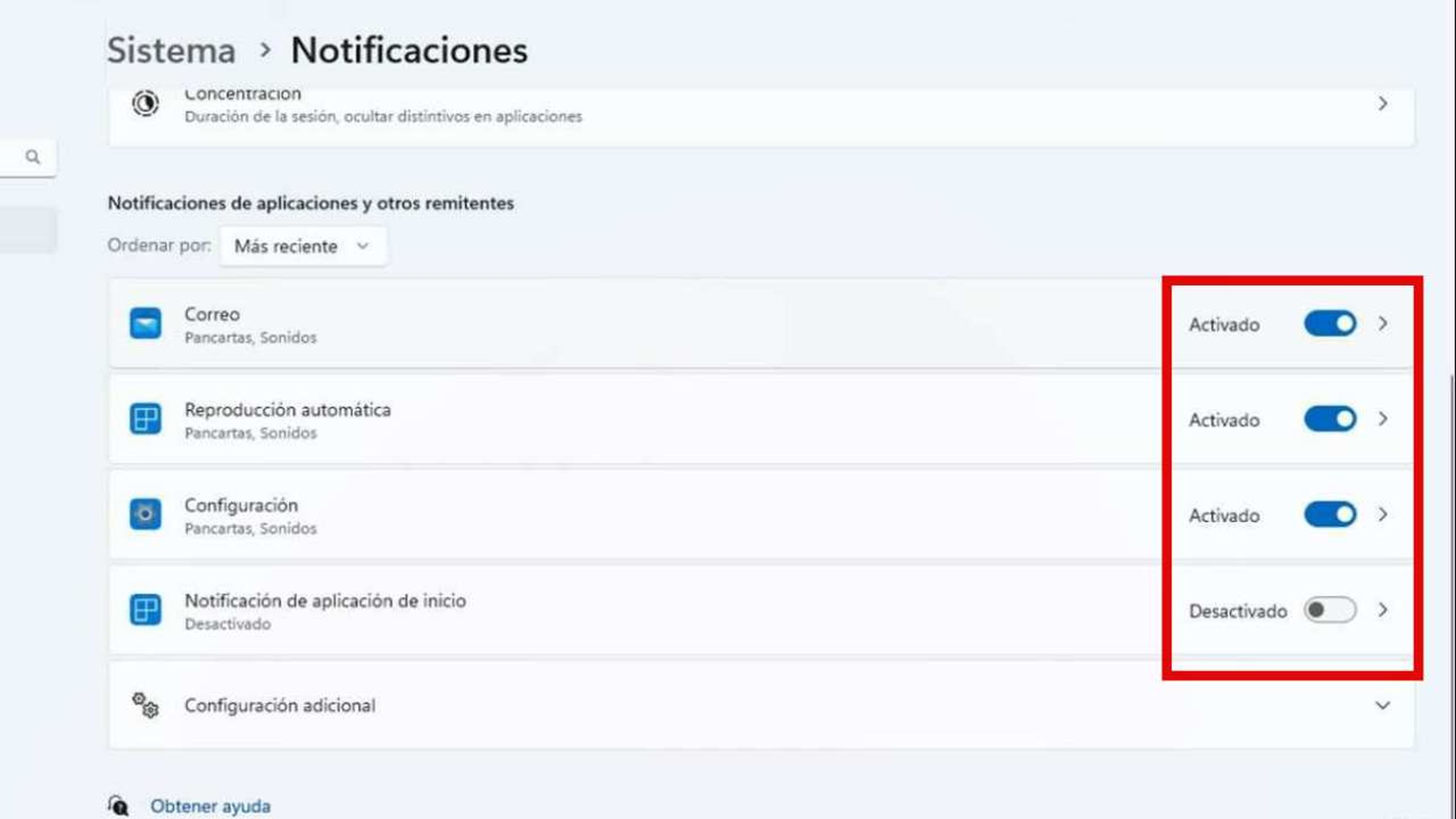 Notificaciones para Windows 11