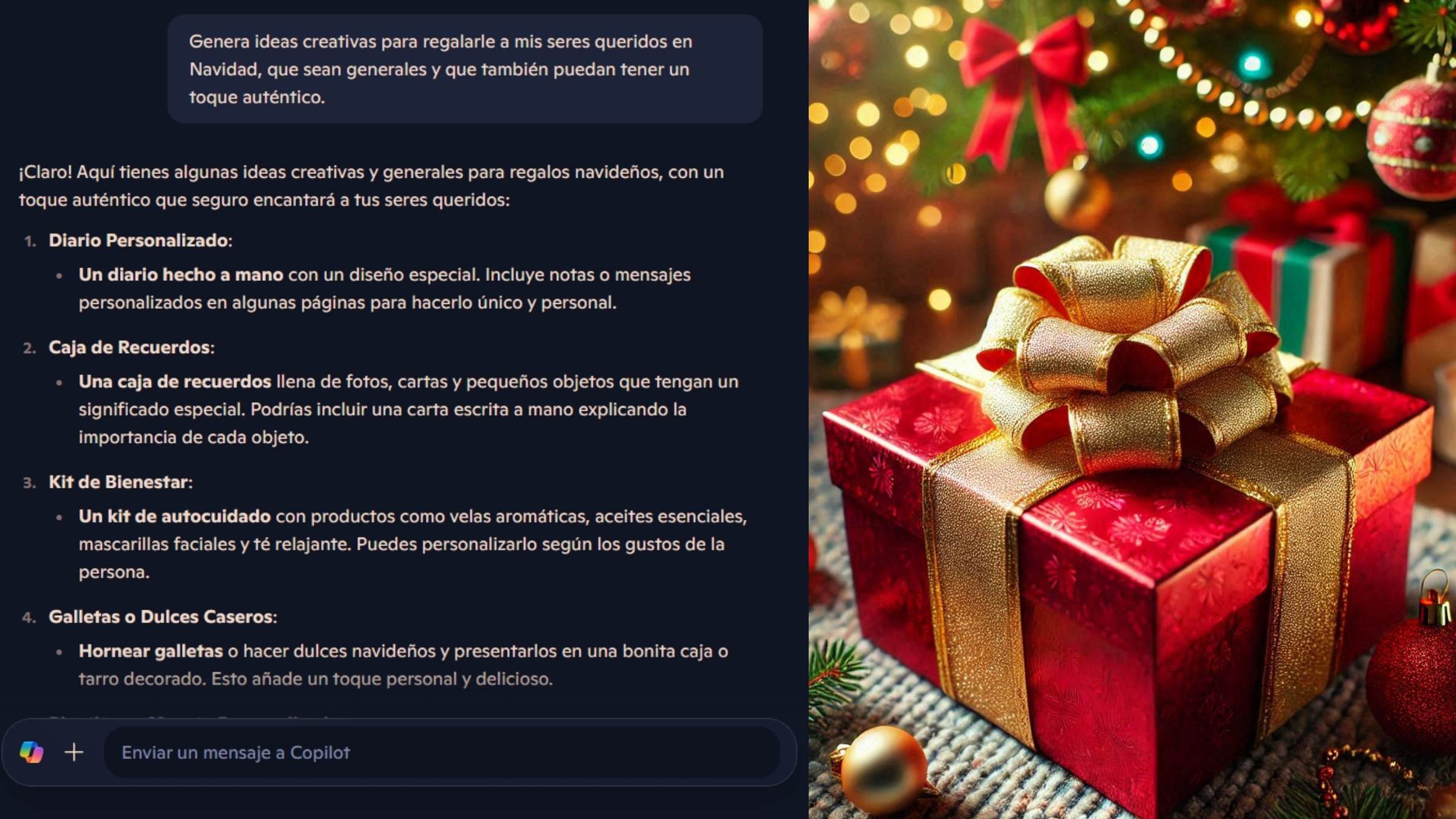 Regalos en IA