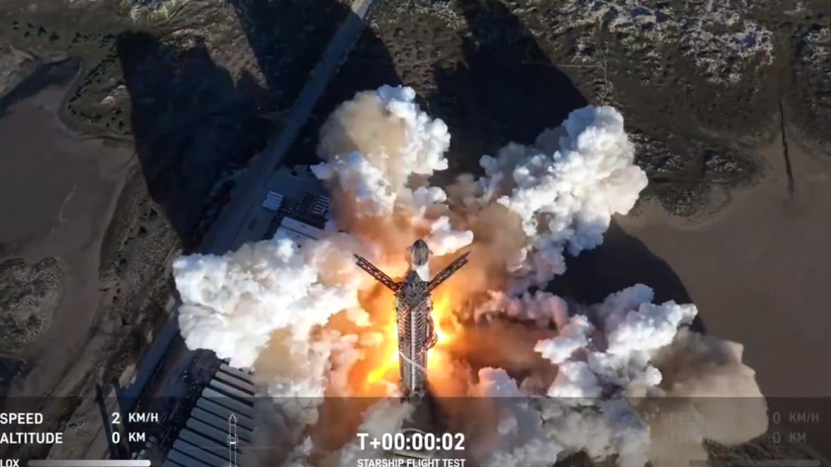 SpaceX falla en el lanzamiento de su nave espacial Starship y explota en plena misión