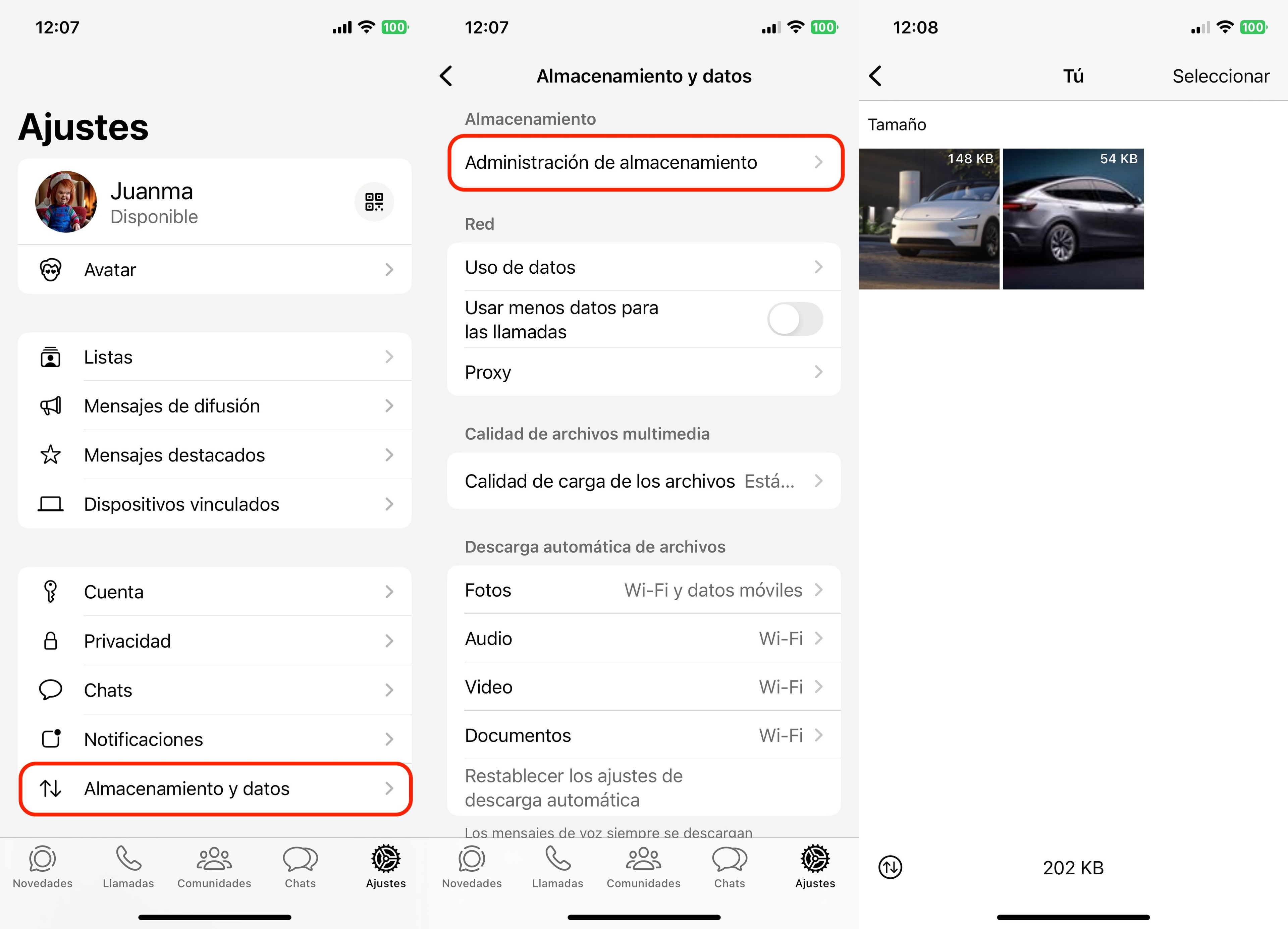 El truco para ver fotos temporales eliminadas en WhatsApp