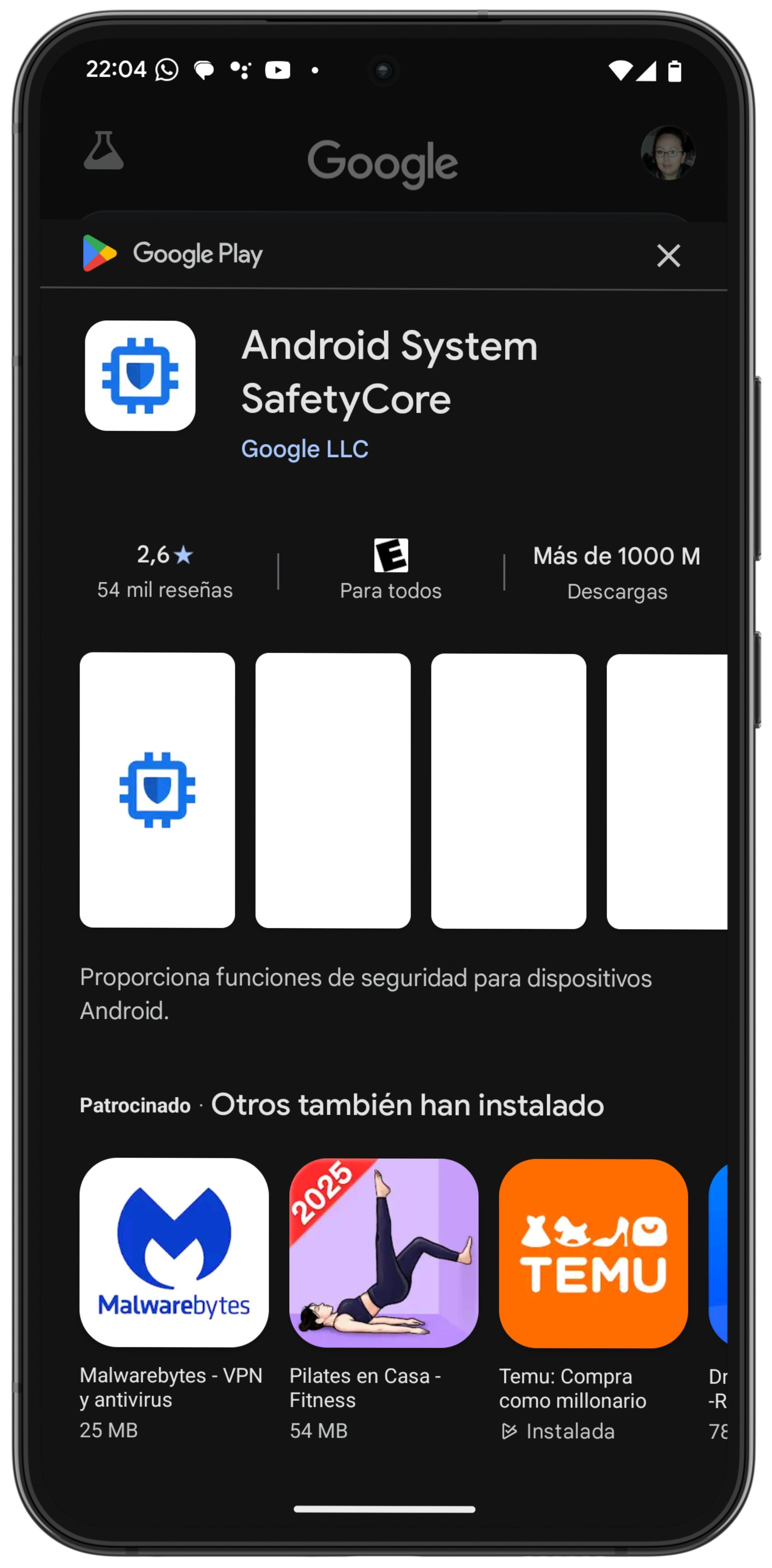 ¿Qué es y para qué sirve Android System SafetyCore?