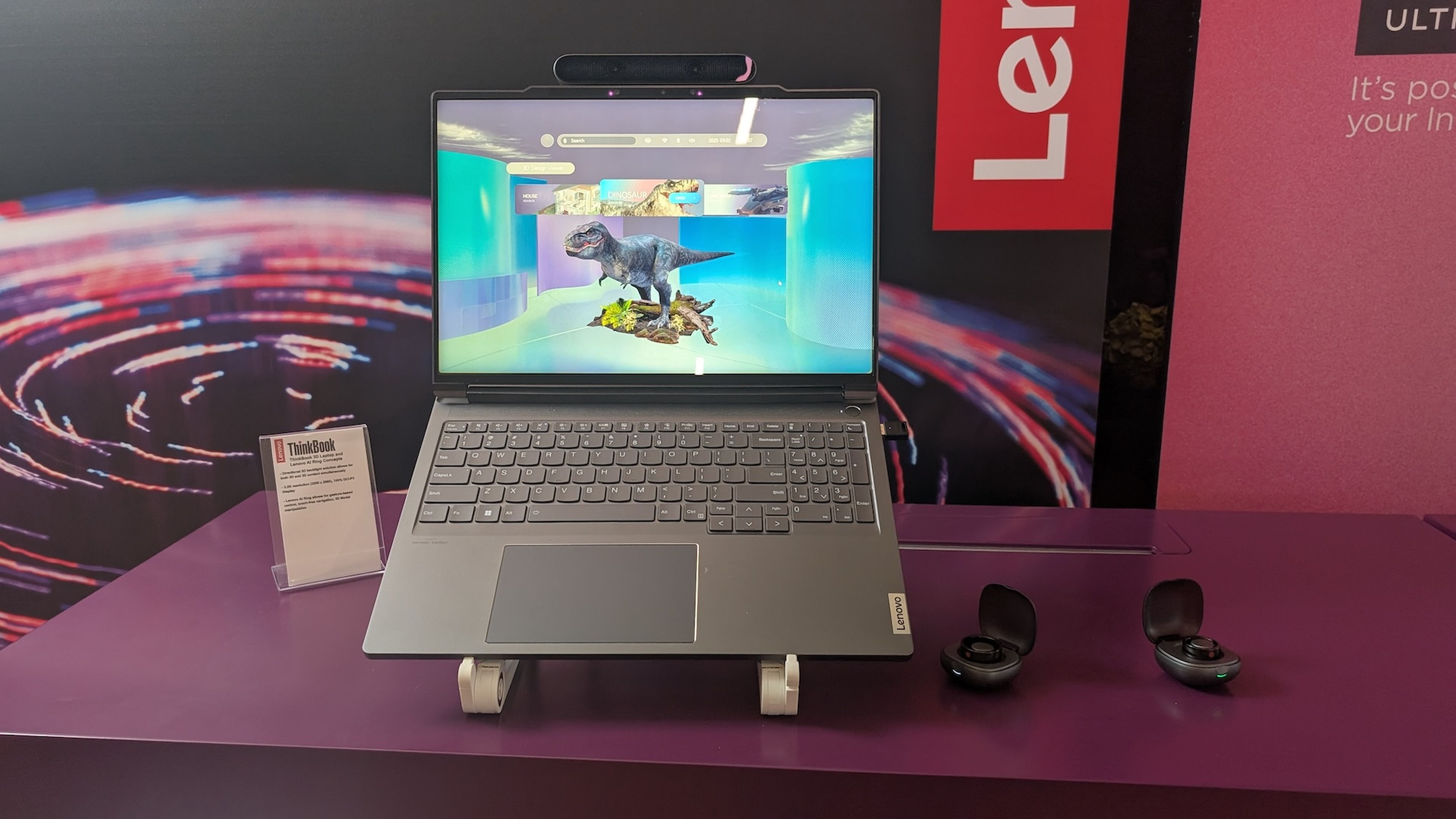 Lenovo ThinkBook 3D Laptop con anillo inteligente