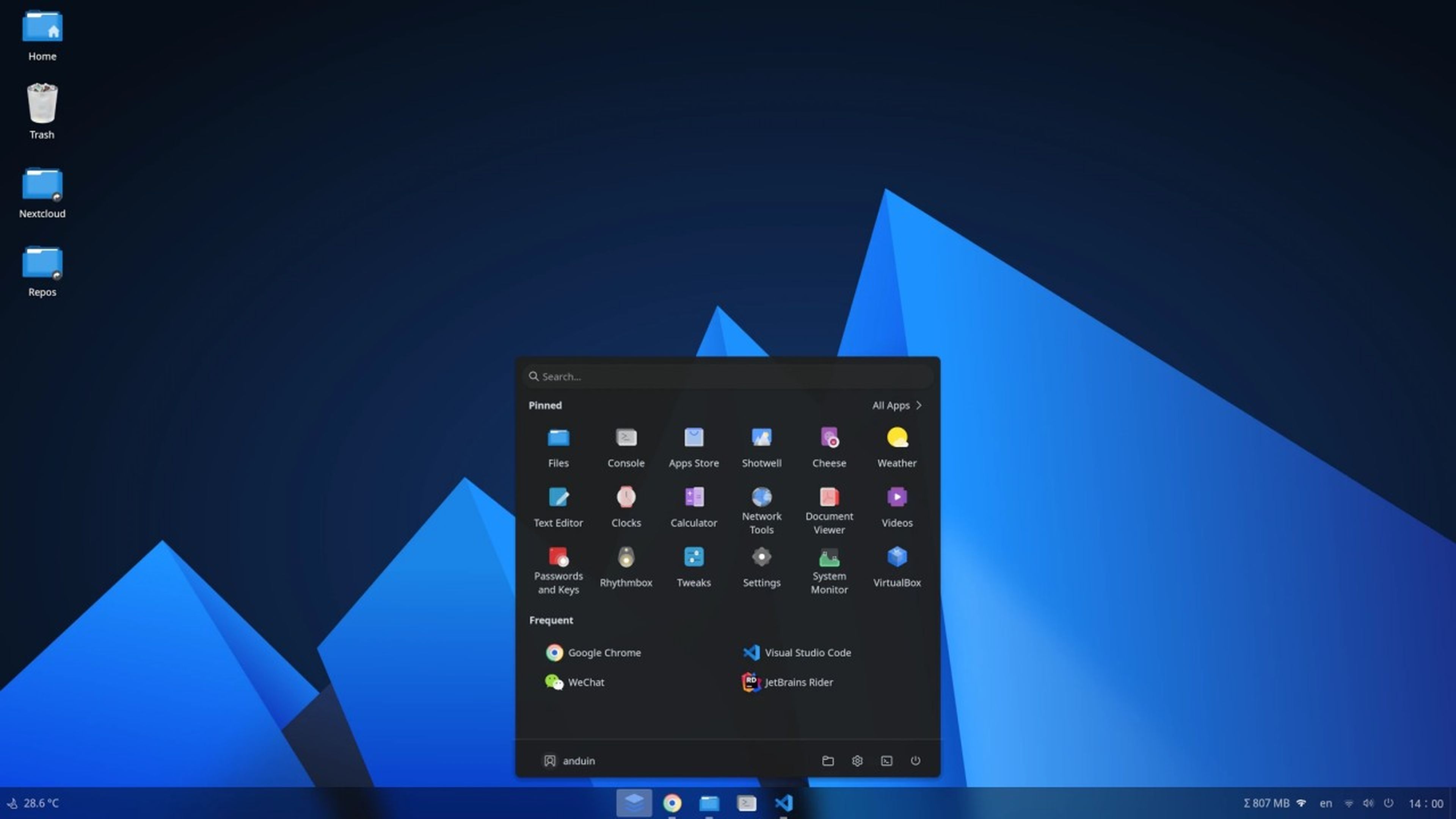 AnduinOS parecido a Windows 11
