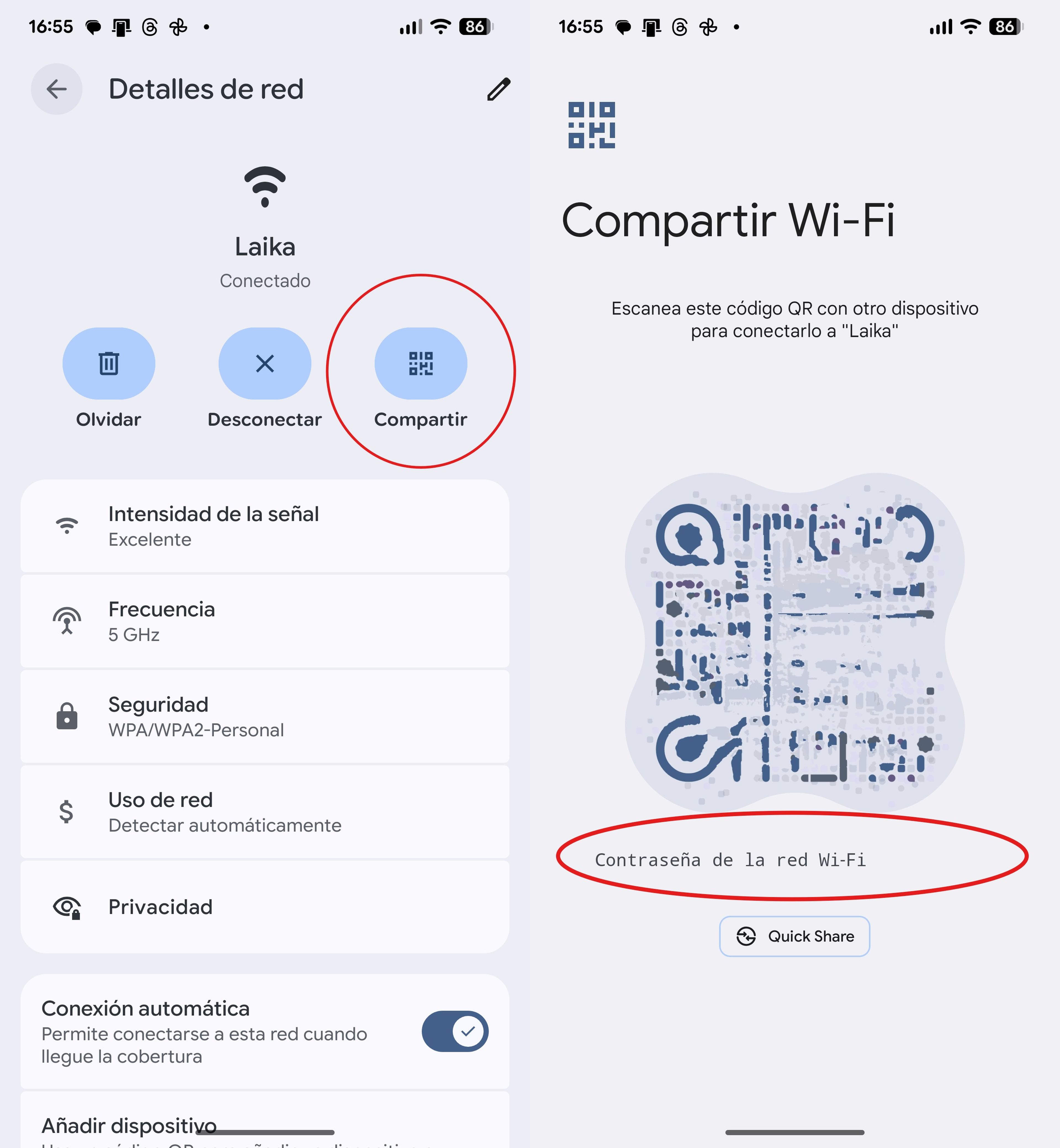 Cómo ver la contraseña WiFi desde tu móvil Android