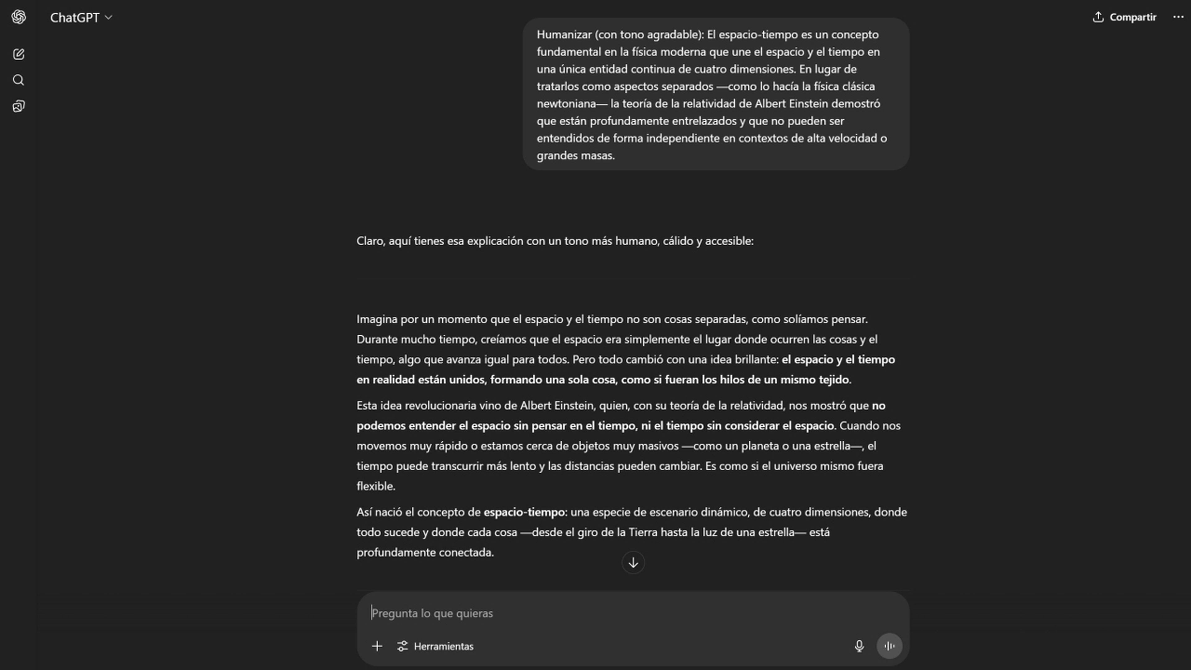 Mensajes secretos de ChatGPT que transformarán tus resultados: ELI, TLDR y más 9 Humanizar en ChatGPT