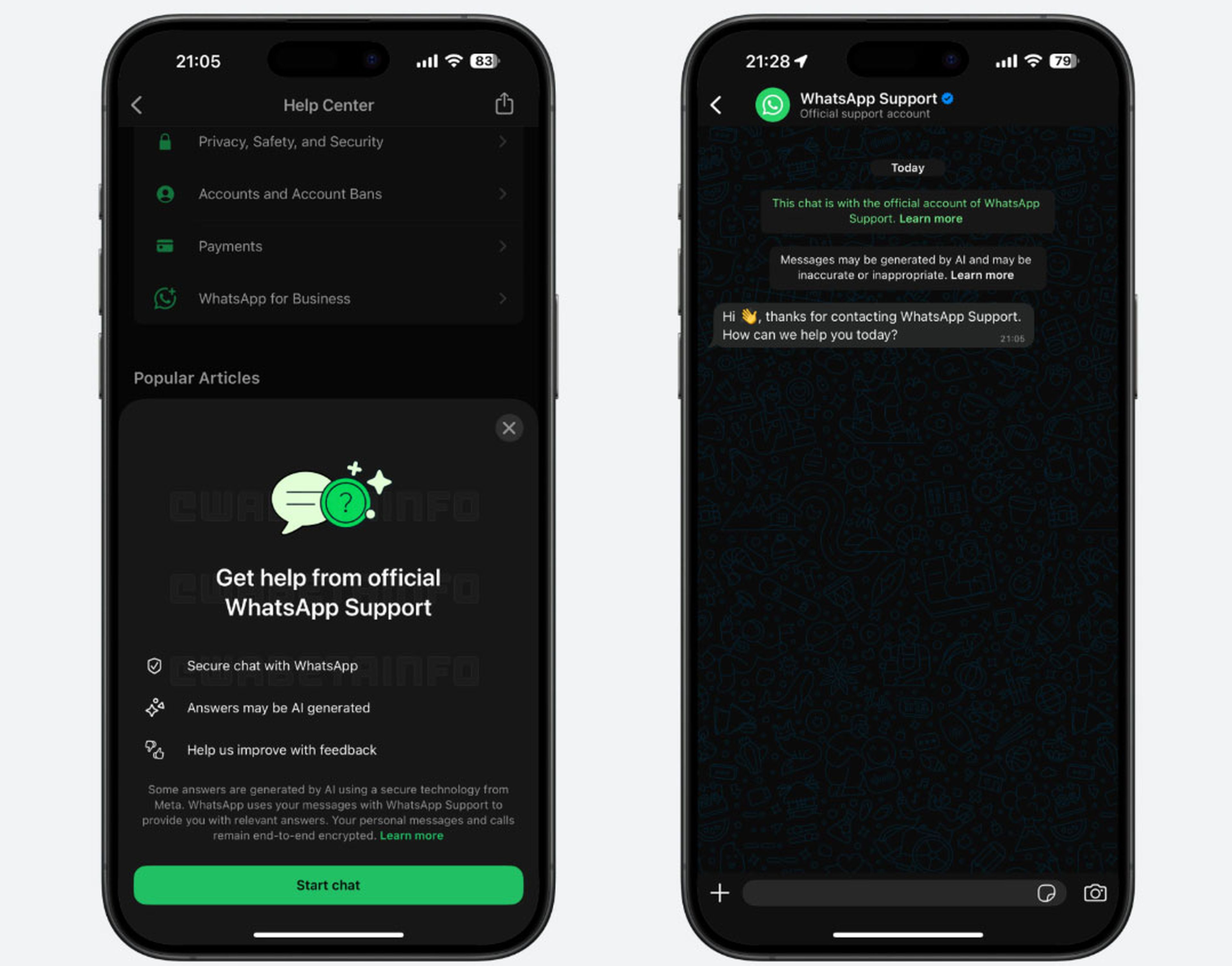 La inteligencia artificial llega al soporte técnico de WhatsApp: adiós a los insulsos formularios 3 La inteligencia artificial llega al soporte técnico de WhatsApp: adiós a los insulsos formularios
