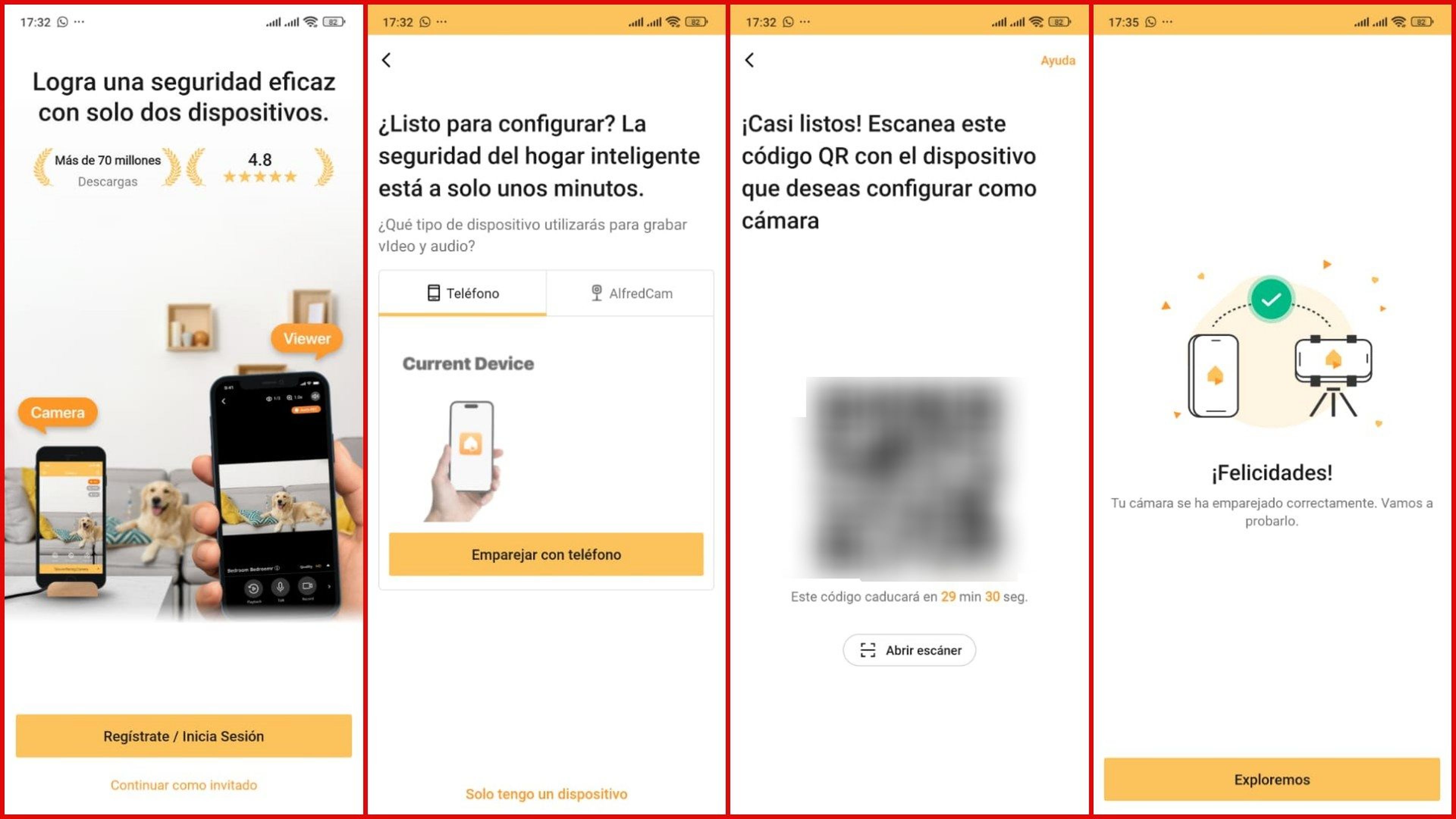 Configurar Alfred Camera