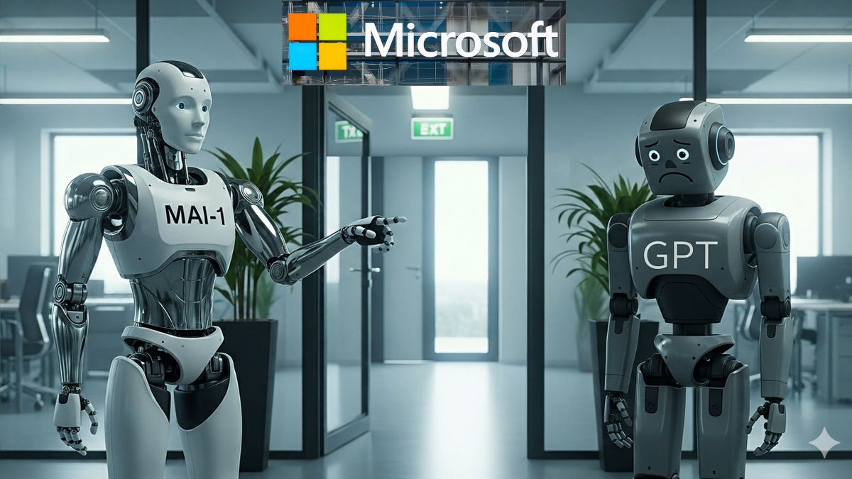 Microsoft lanza sus modelos de IA propios MAI-1-preview y MAI-Voice-1 para competir con ChatGPT e independizarse de OpenAI
