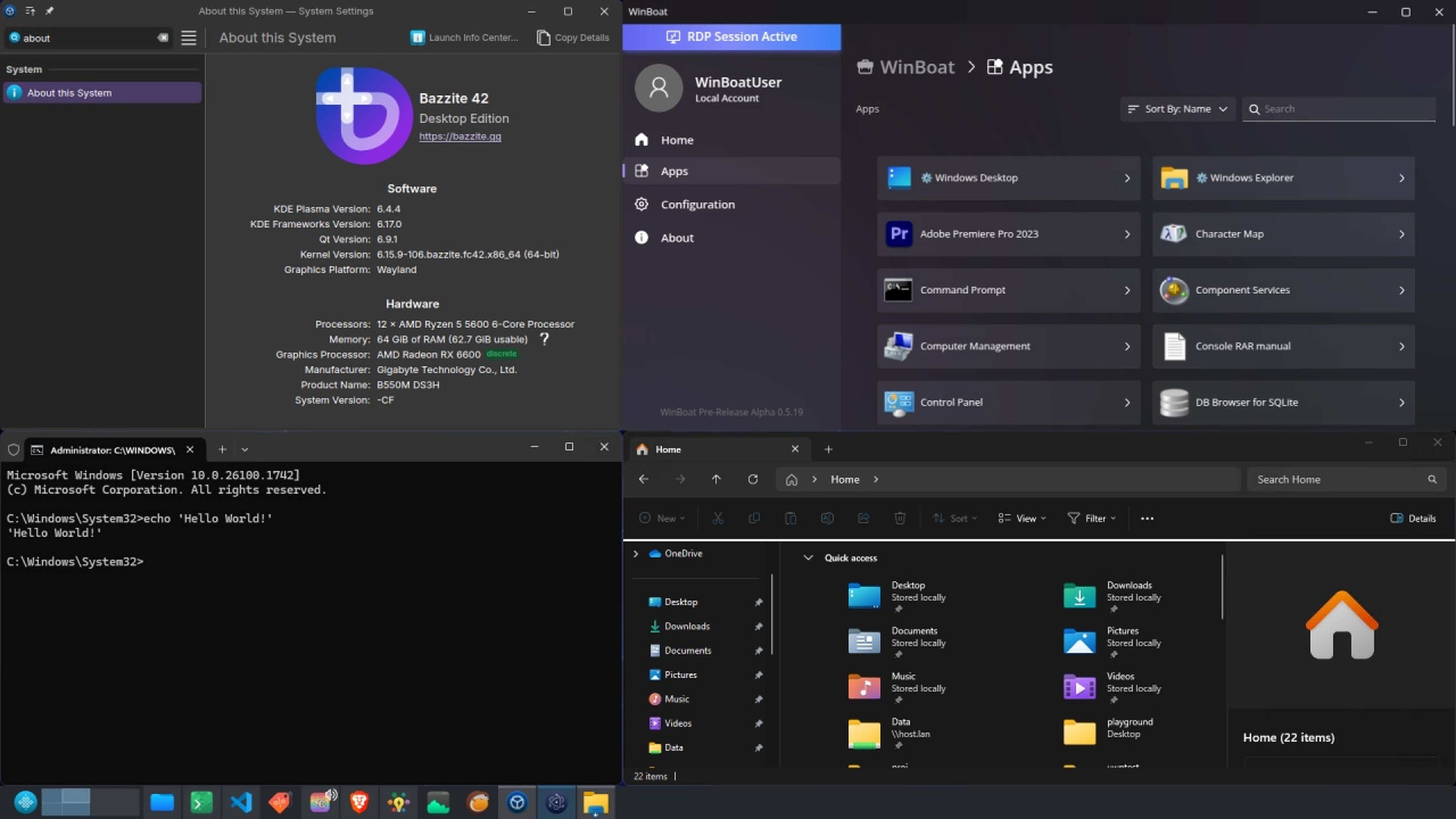 Cómo usar WinBoat en Linux