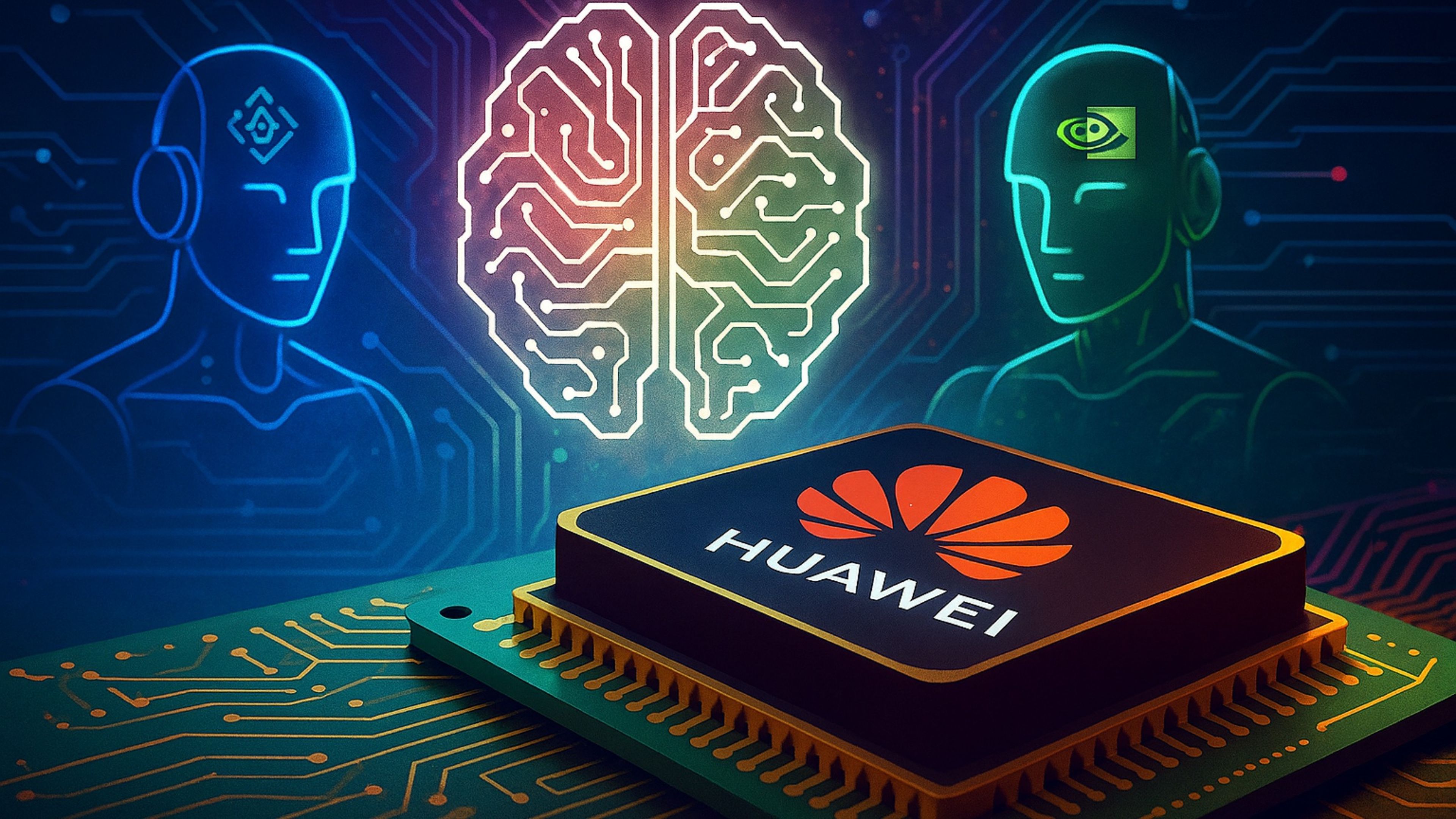 Huawei guerra con Nvidia chips IA