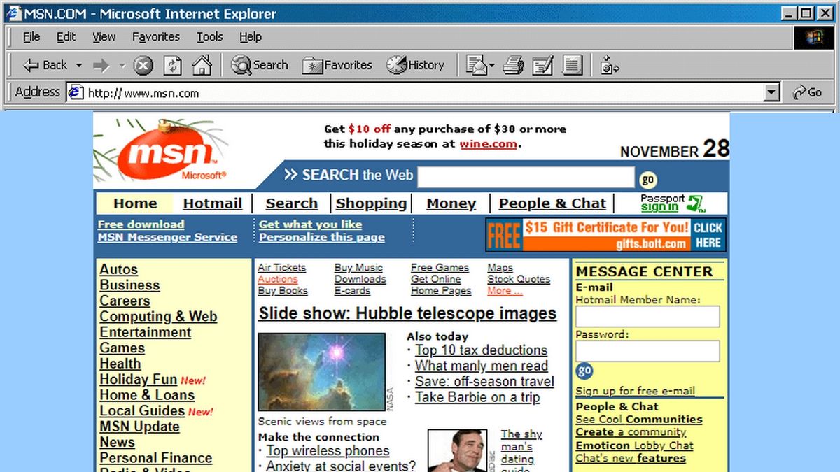 La década prodigiosa del mítico navegador Internet Explorer de Microsoft, cuando era el más usado del mundo