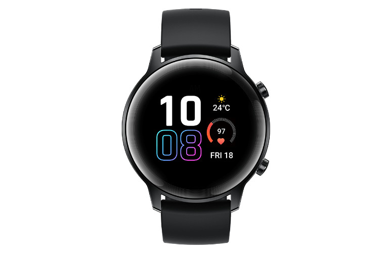  HONOR Magic Watch 2 Reloj inteligente de 1.39 pulgadas,  pantalla AMOLED Bluetooth, rastreador de actividad de llamadas, 5 ATM,  impermeable, 14 días, duración de la batería, reloj inteligente deportivo  con micrófono